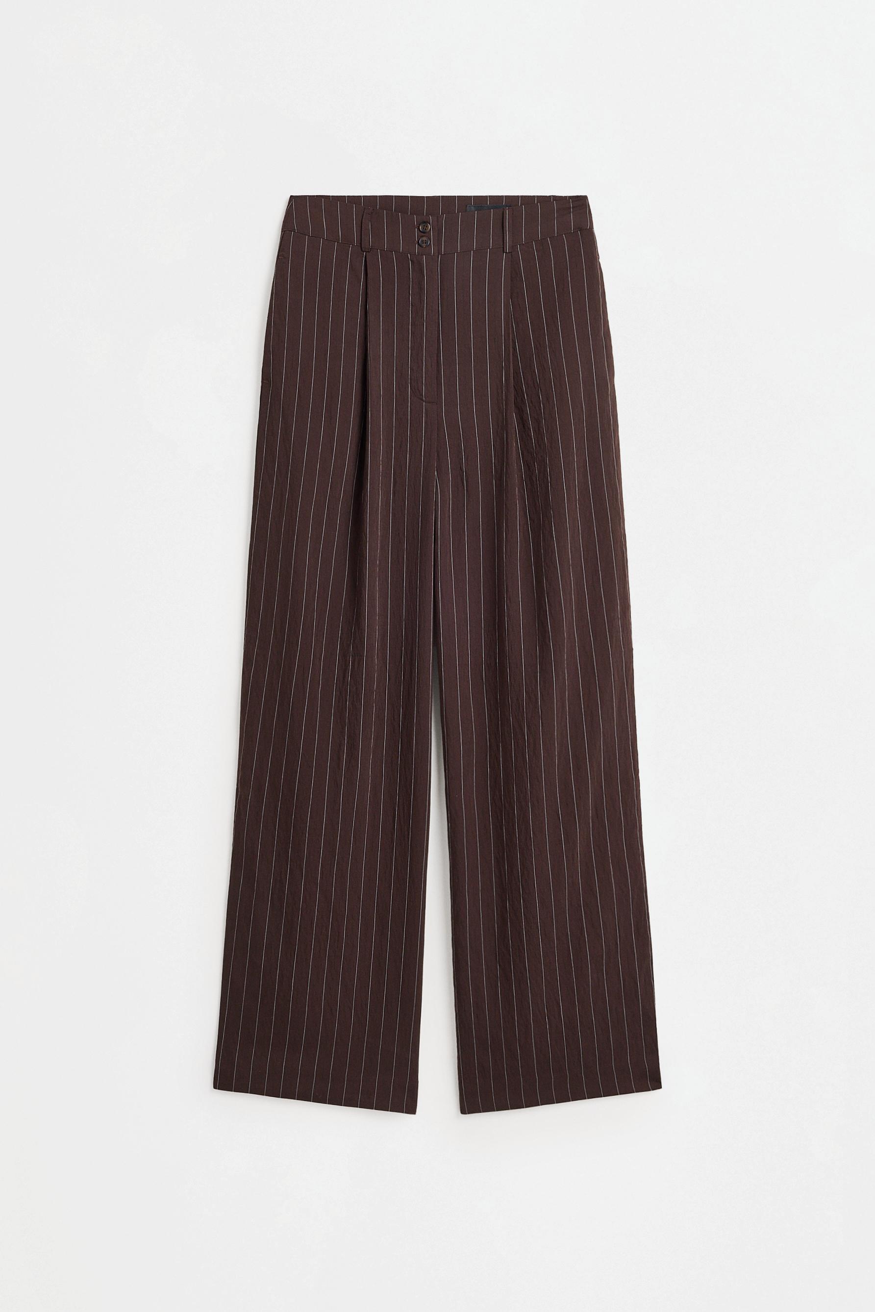 Flowing trousers — DARK BROWN