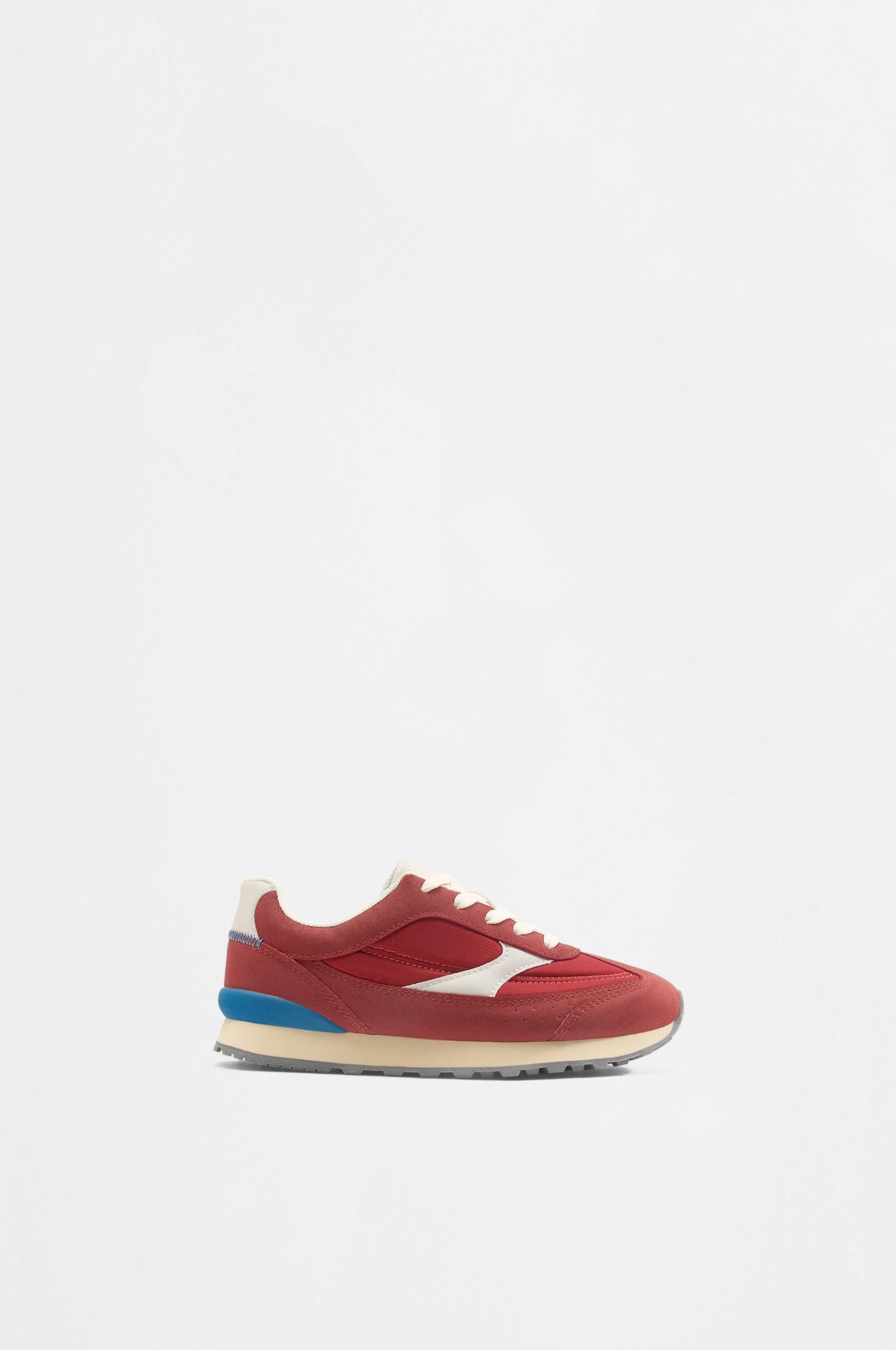 Casual sneakers — BURGUNDY