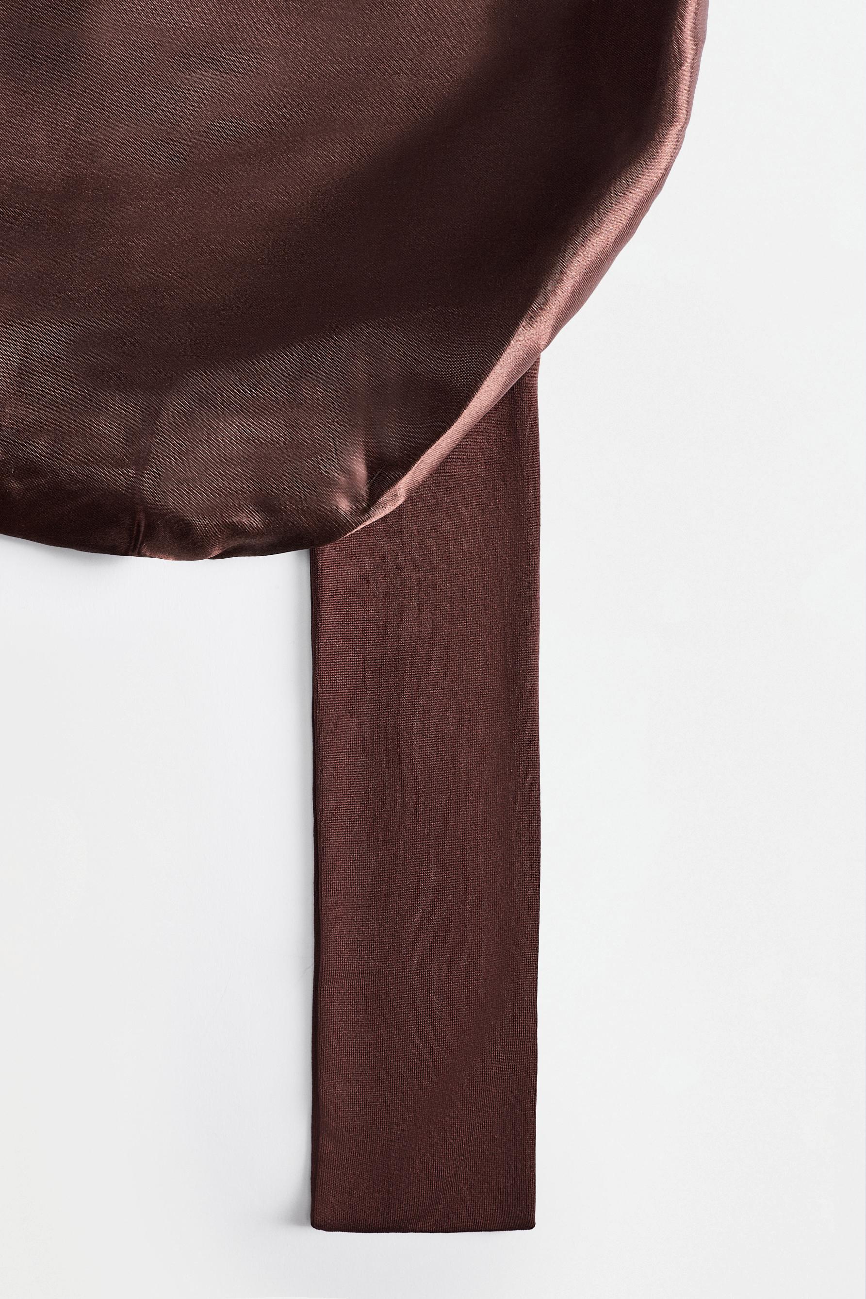 Satin bonnet — MINK