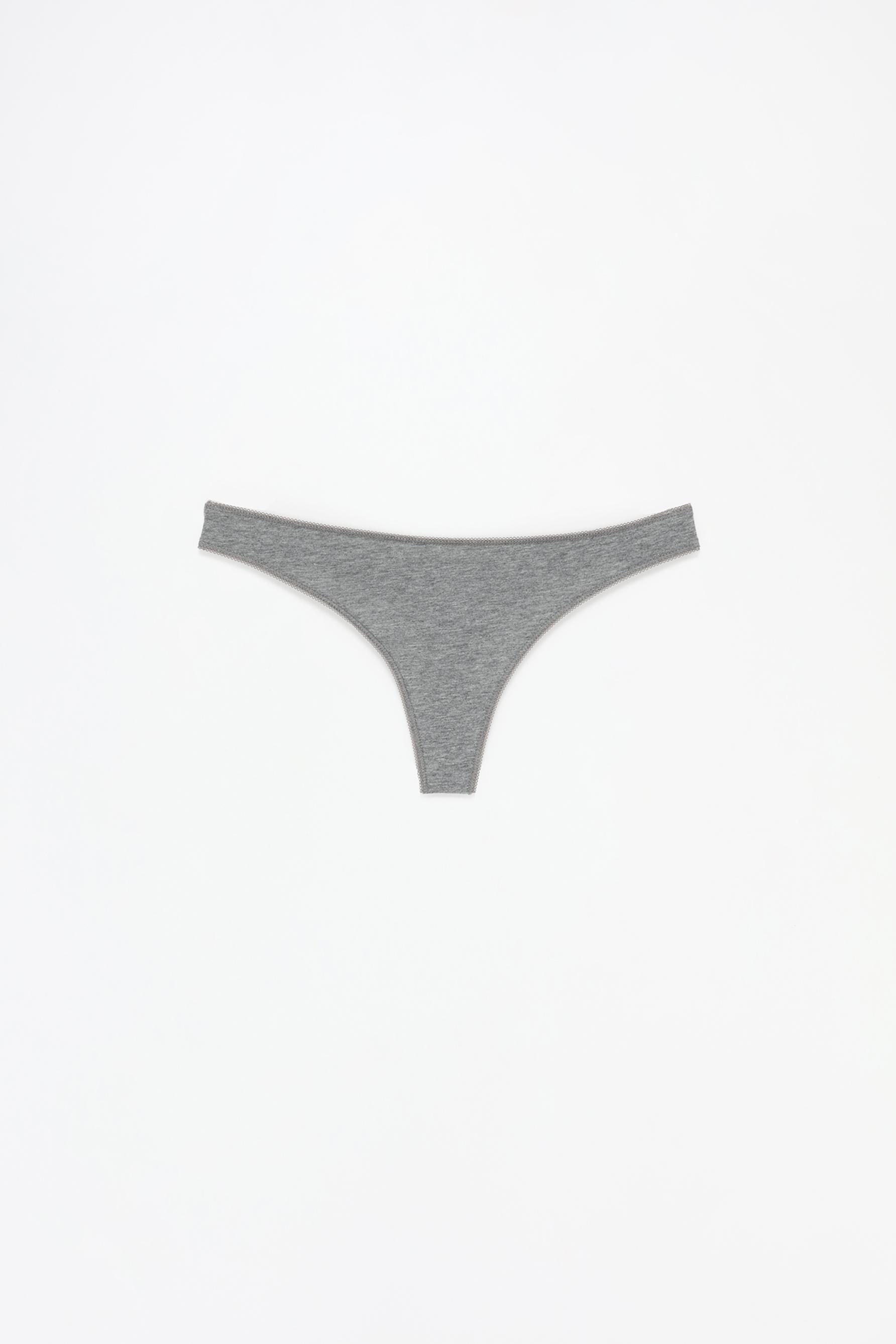 3-Pack of cotton thongs — VARIOUS