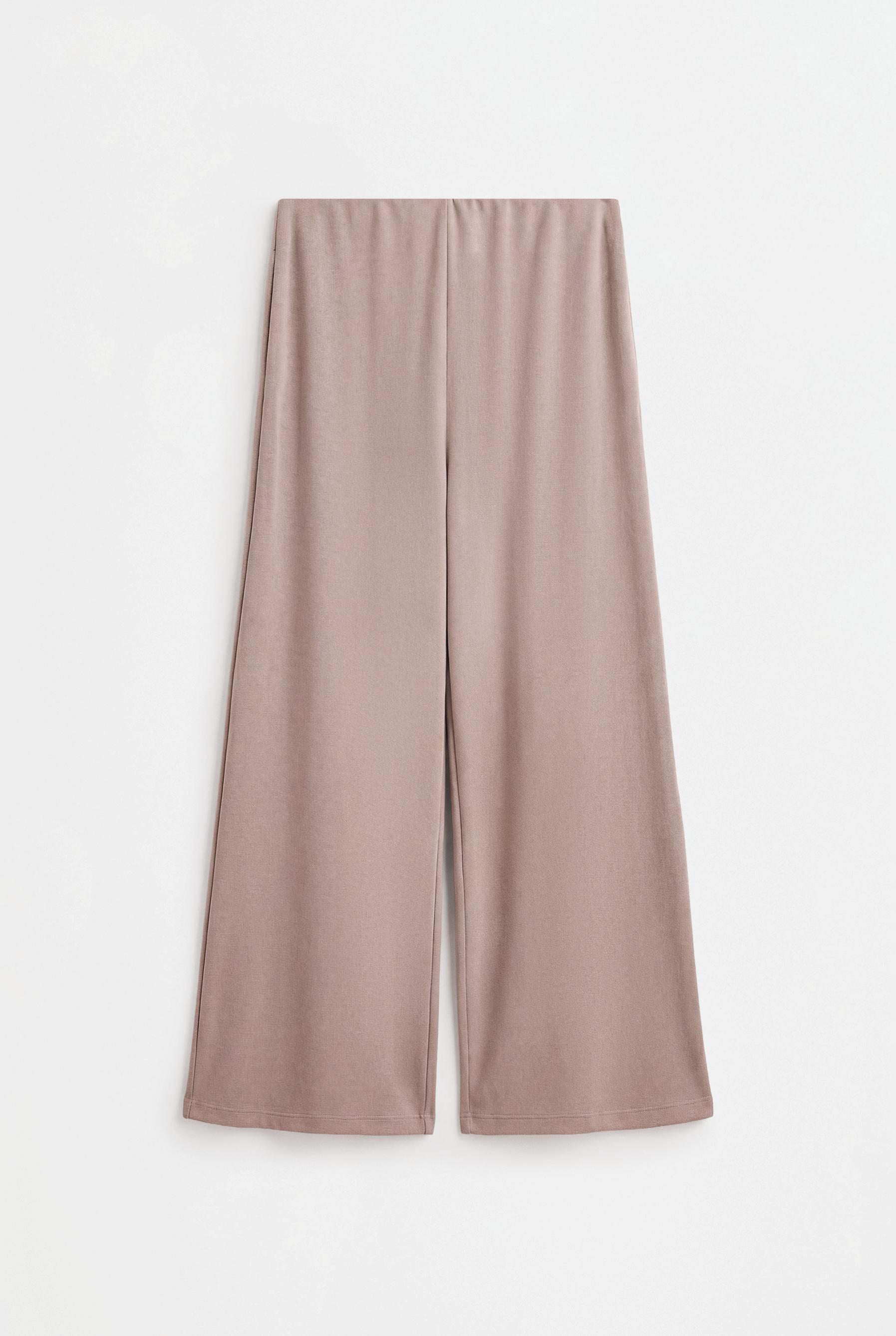 Flowing trousers — MEDIUM BEIGE