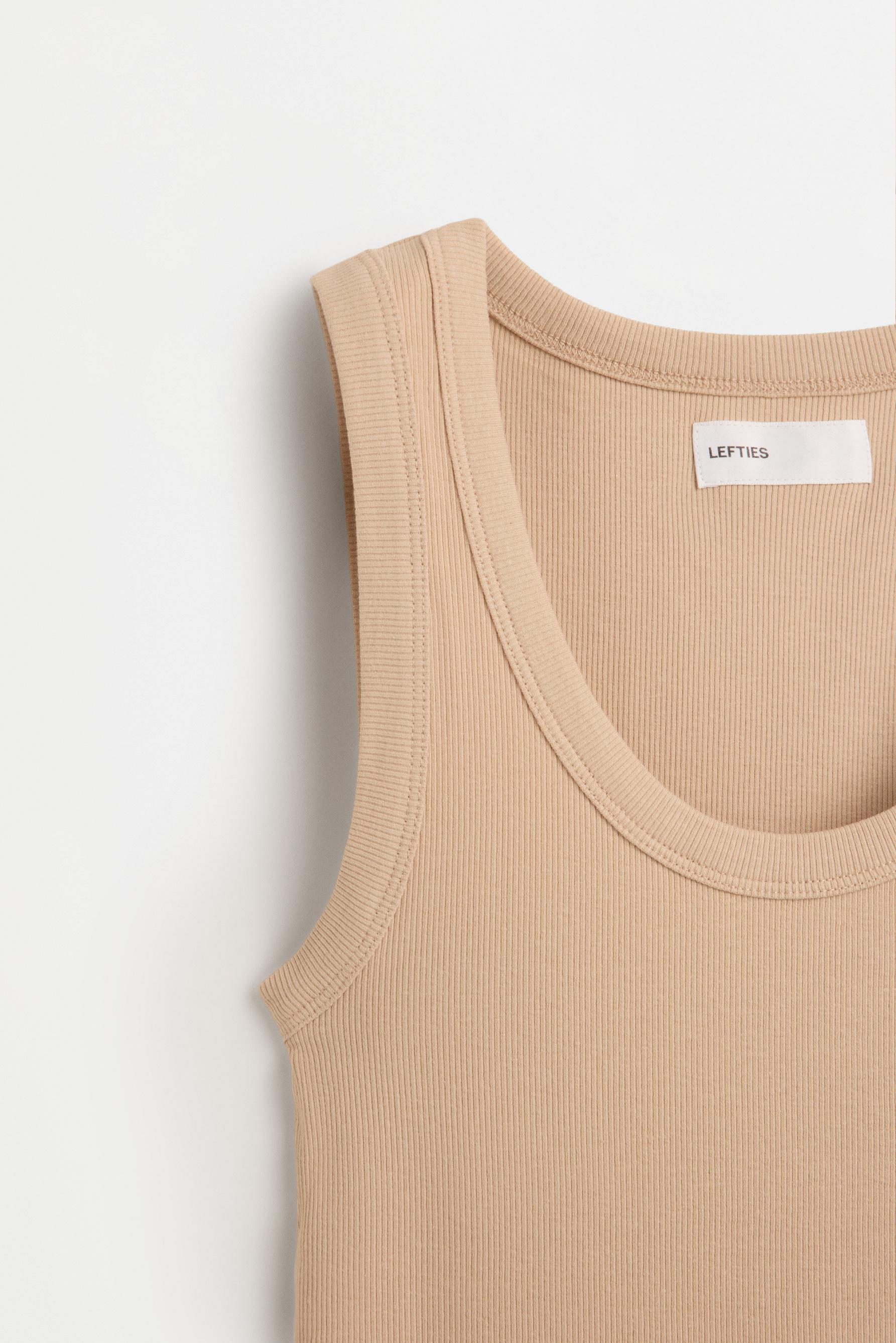 Racerback top — BEIGE