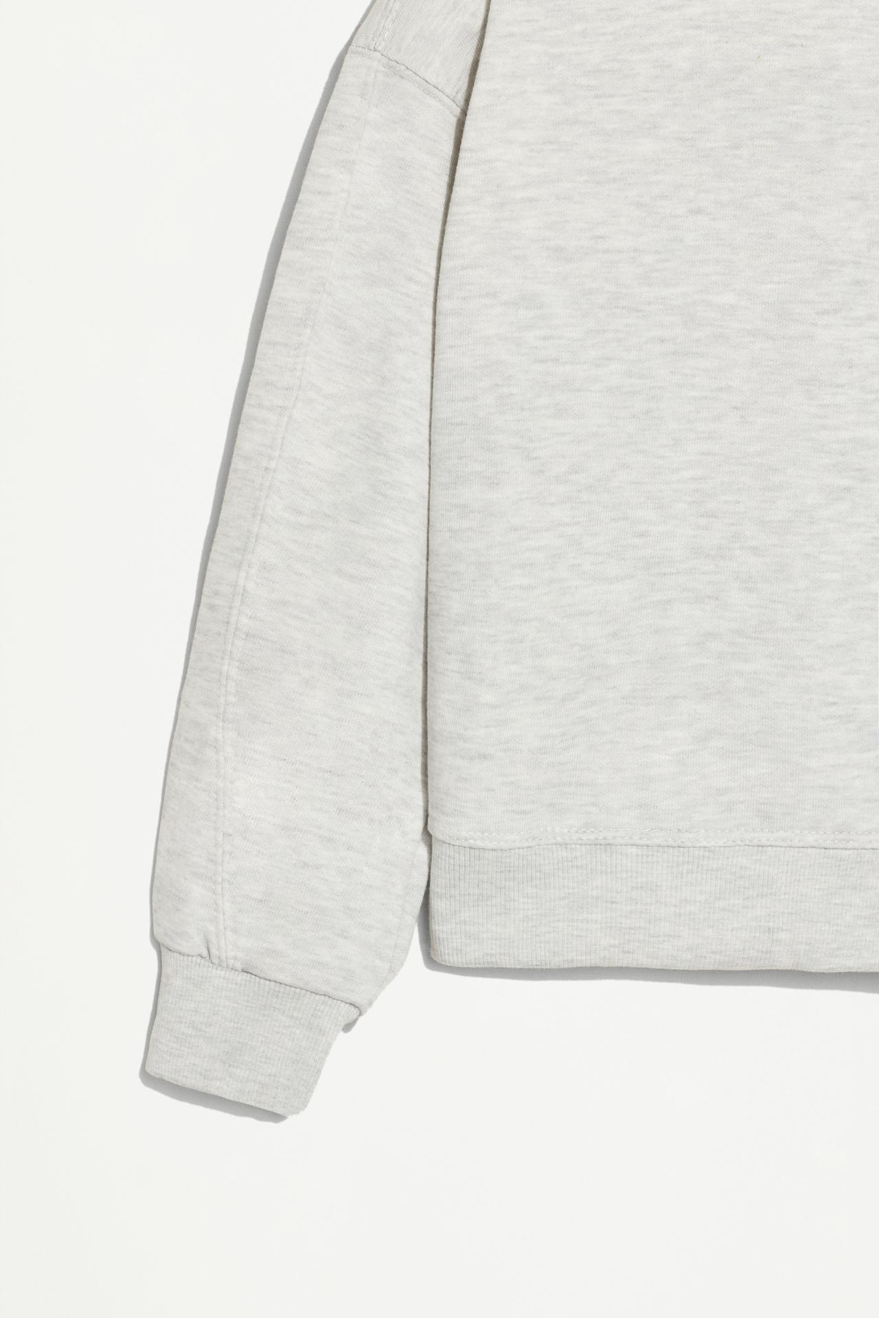 Pack of 4 plain plush sweatshirts — PALE GREY