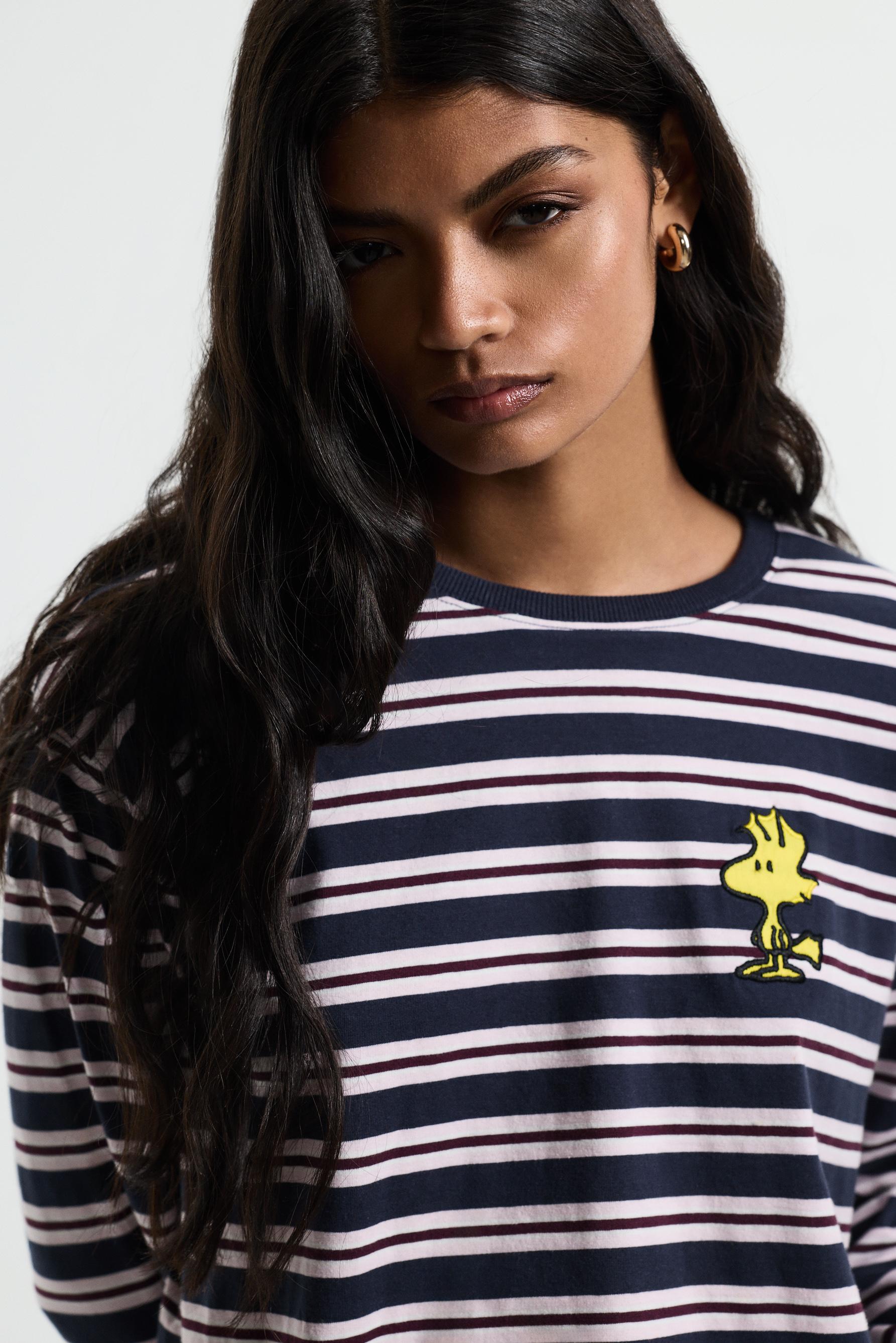 Snoopy Peanuts™ striped T-shirt — STRIPED