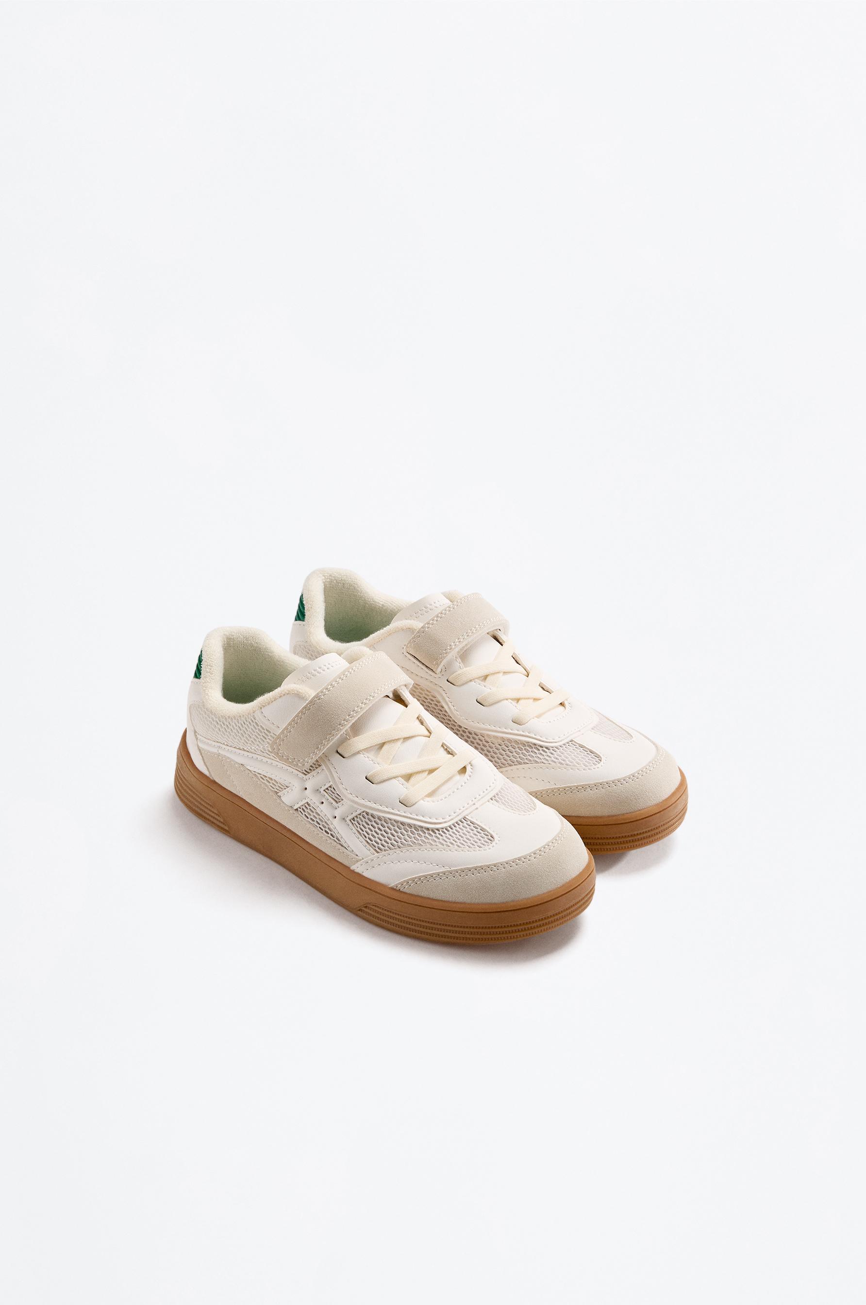 Combined sneakers — WHITE