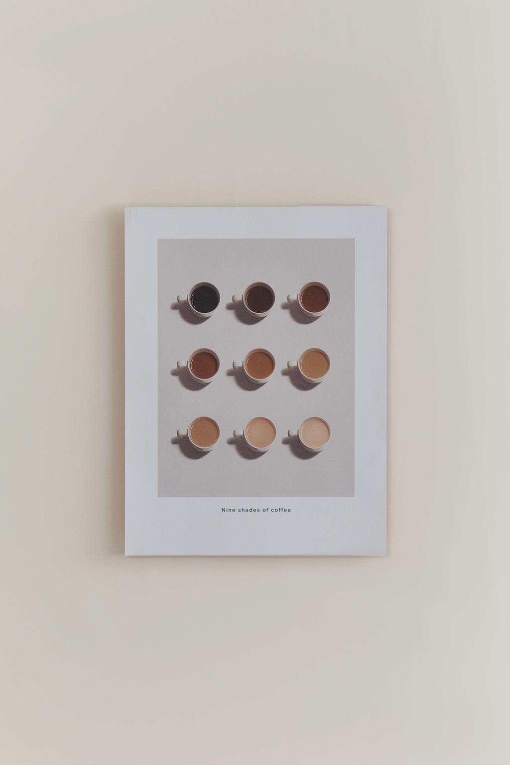 Pòster Shades of Coffee de POSTERY (30 x 40 cm)