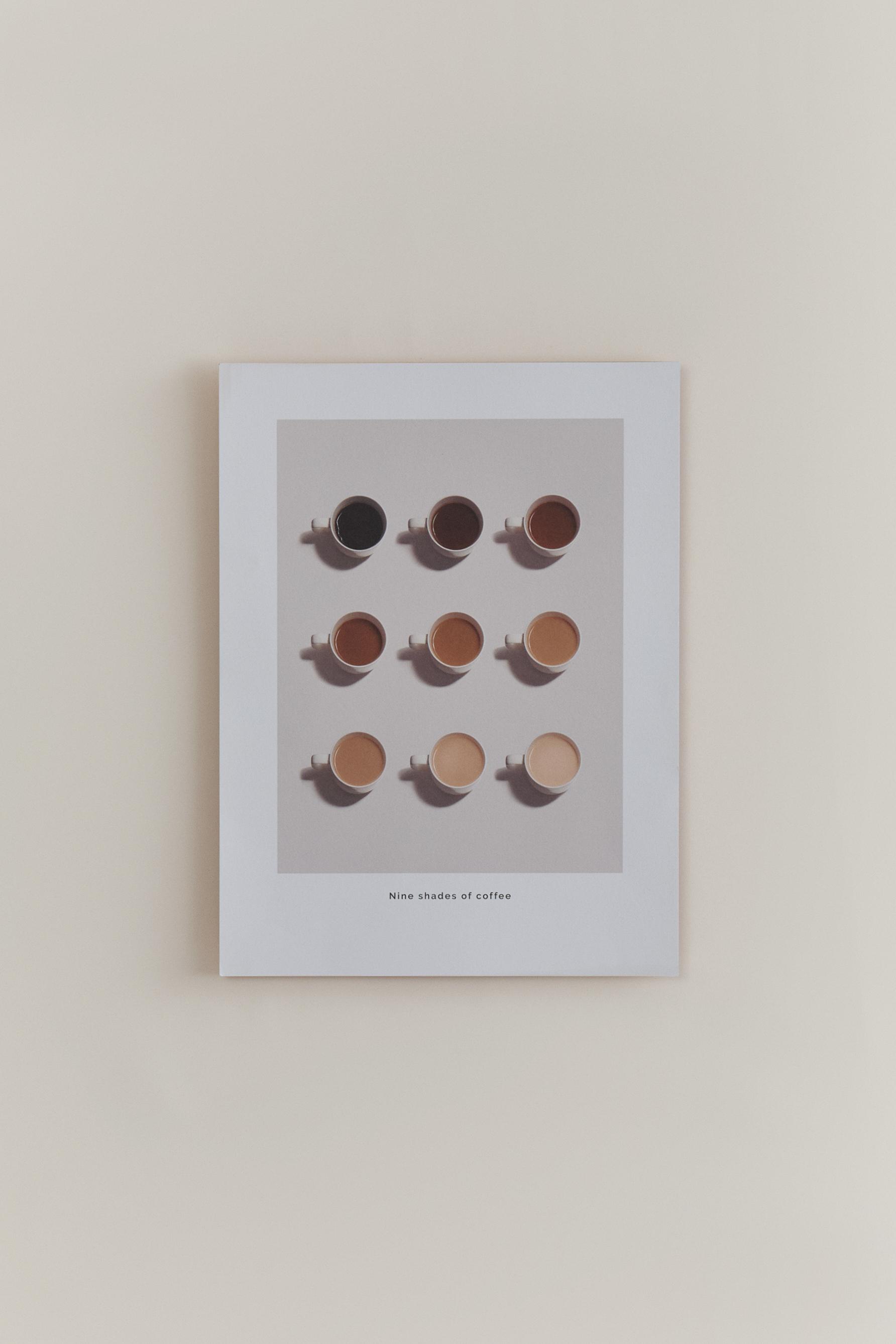 Póster Shades of Coffee de POSTERY (30 x 40 cm)