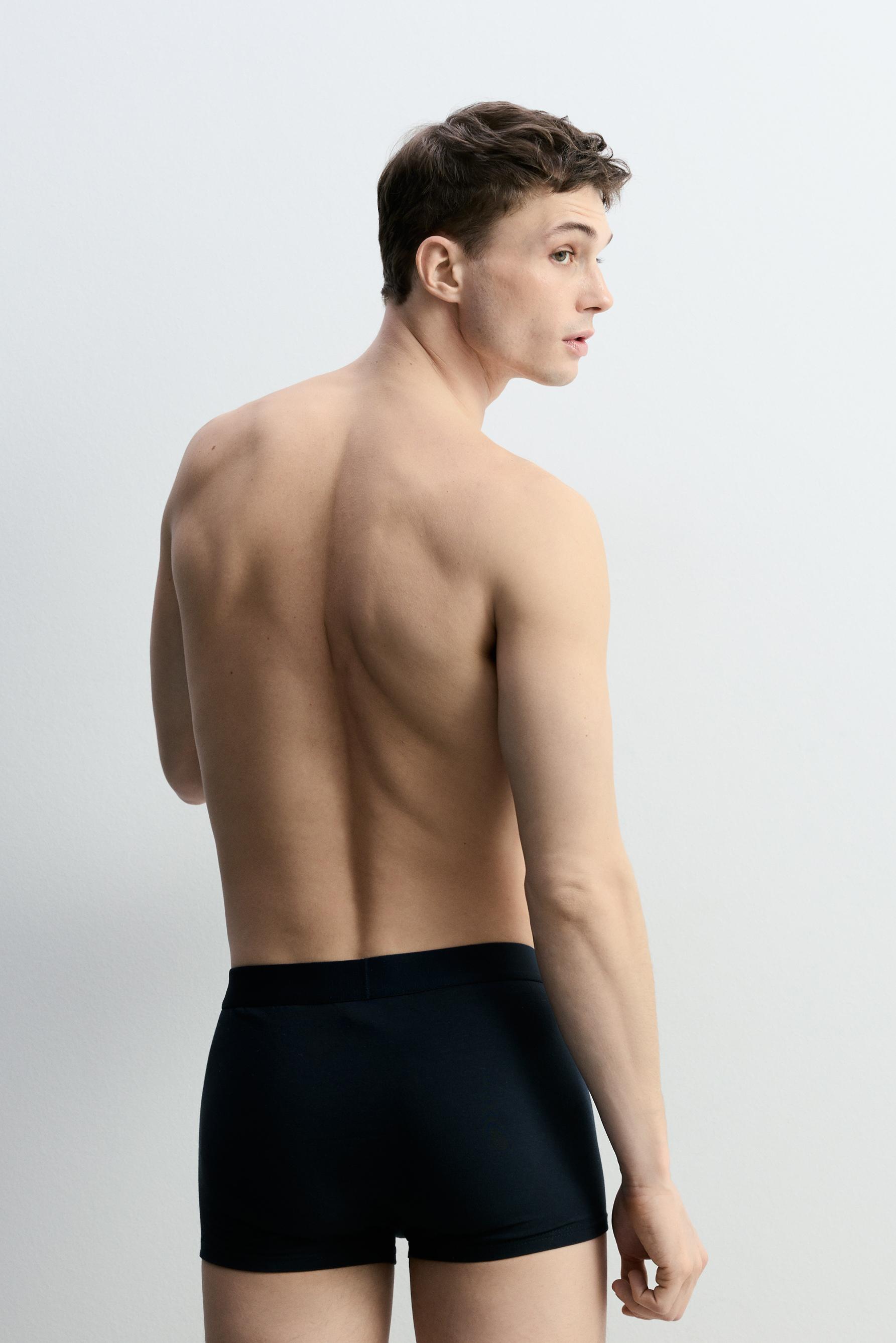 Basic Boxers (3-Pack) — BLUE