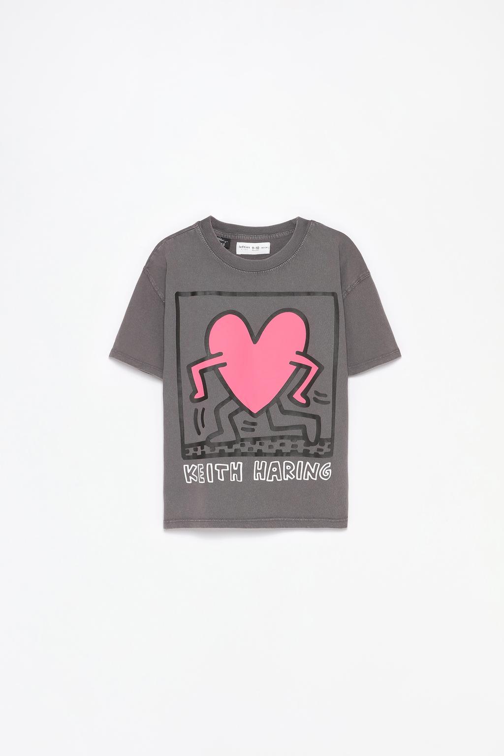 Camiseta Keith Haring® efecto lavado