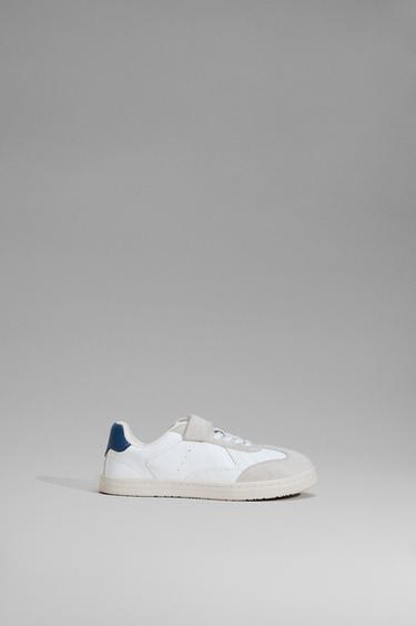 Barefoot mixed-material sneakers — WHITE 1