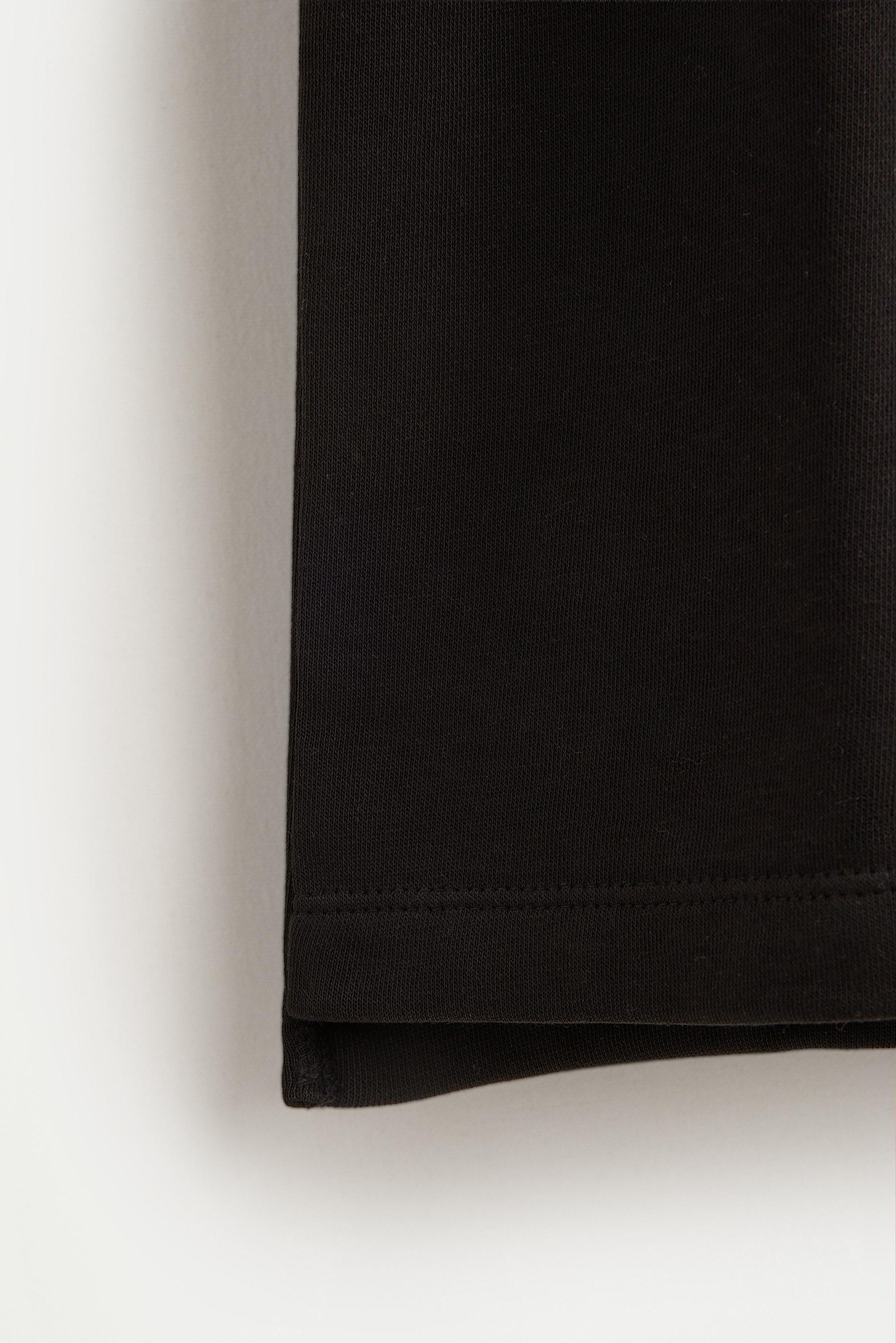 Sleeveless hoodie — BLACK