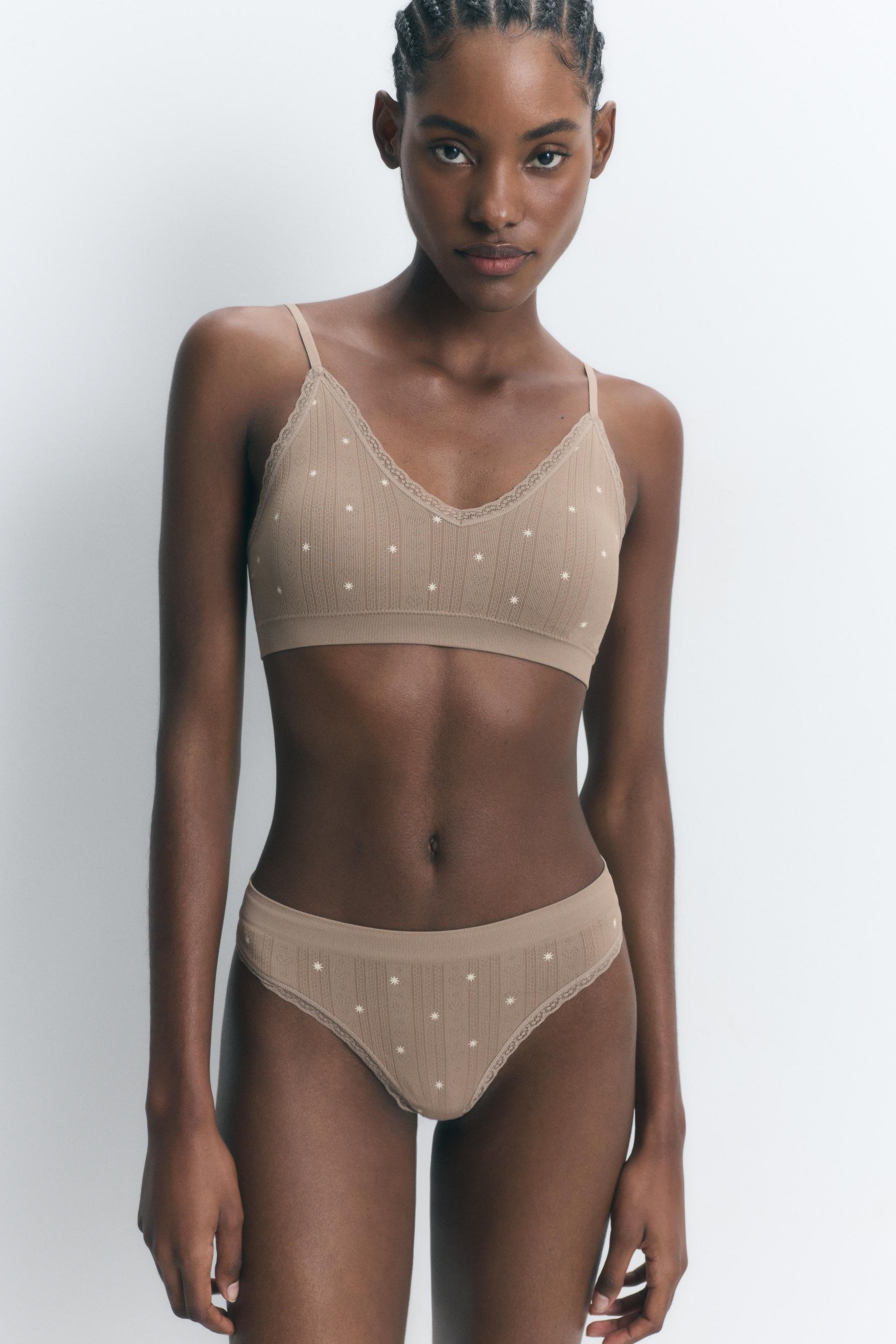 Pack 2 sujetadores pointelle - encaje