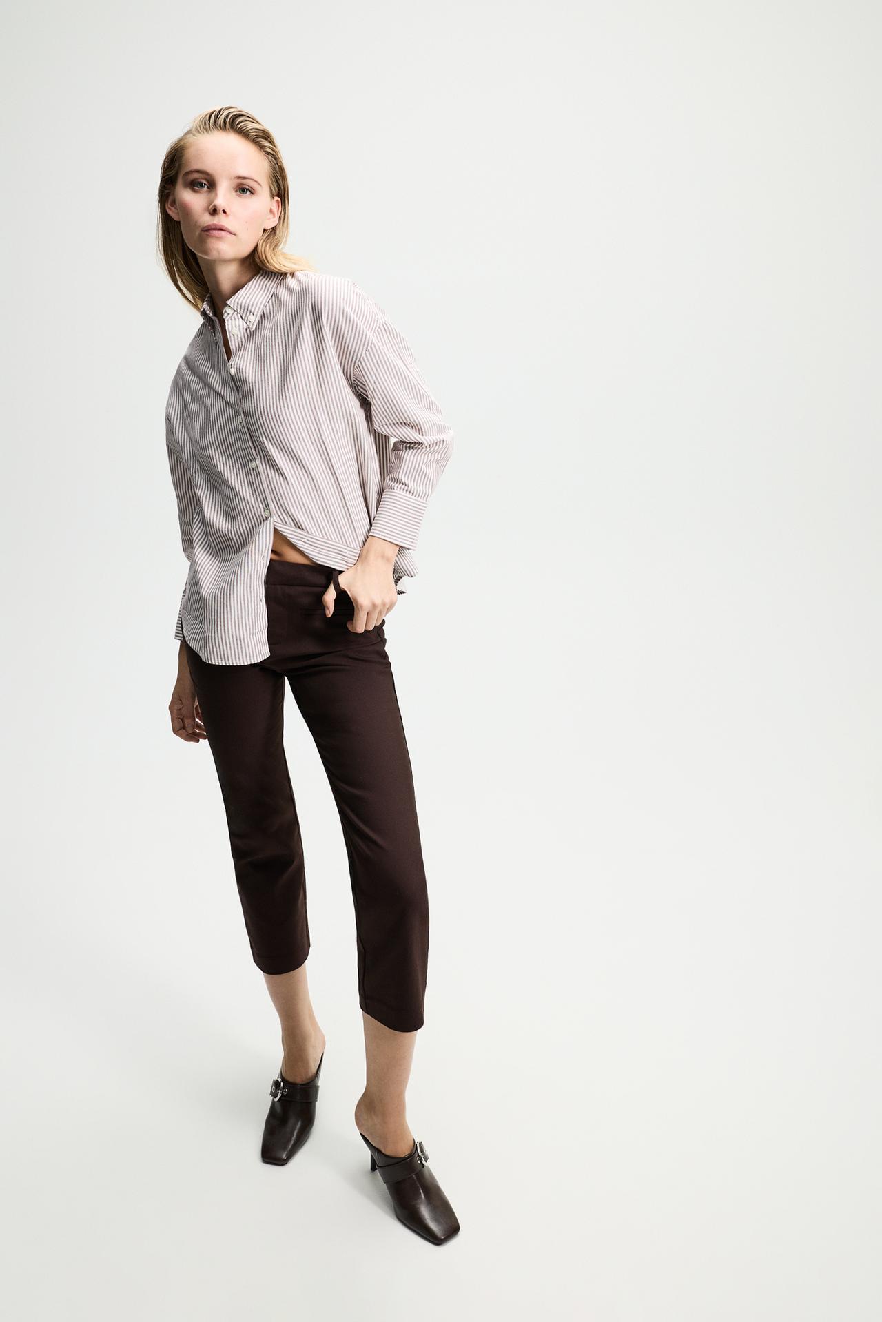 Bell bottom trousers — CHOCOLATE