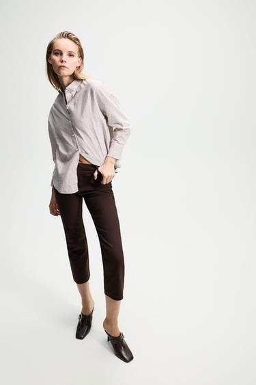Bell bottom trousers — CHOCOLATE 1