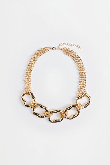 Gold link necklace — GOLD 2