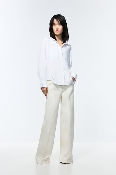 Basic henley shirt — WHITE 2