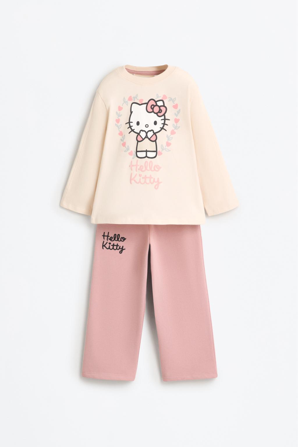 Hello Kitty ©SANRIO T-shirt and wide-leg co-ord
