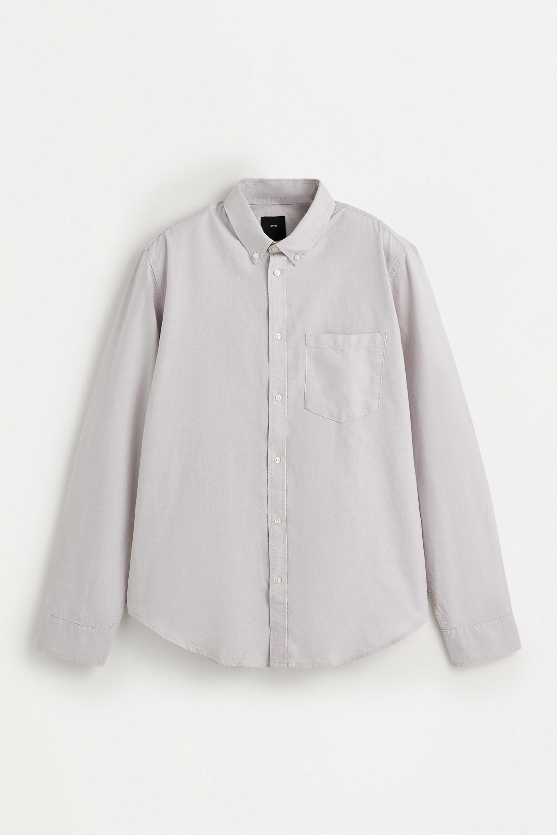 Oxford shirt — DARK GREY MARL