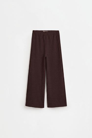 Ribbed knit co-ord — CHOCOLATE 4