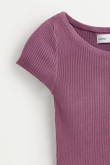 Rib knit top — MAUVE 7