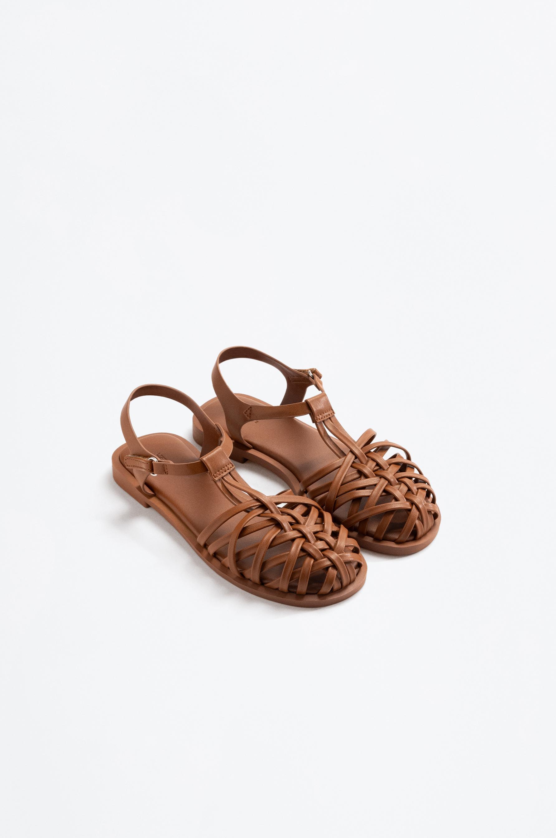 Cage sandals — LEATHER