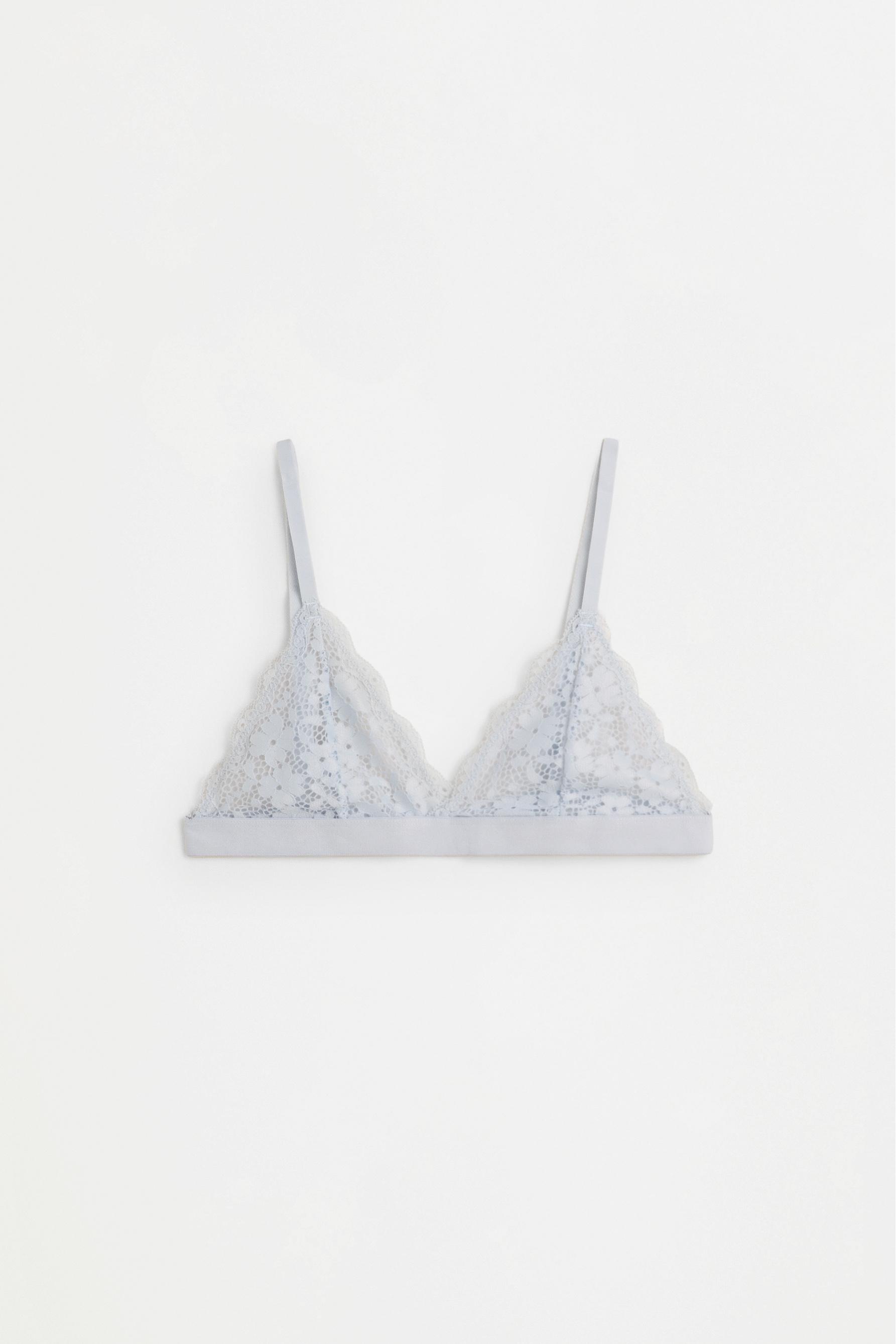 Lace bralette — SKY BLUE