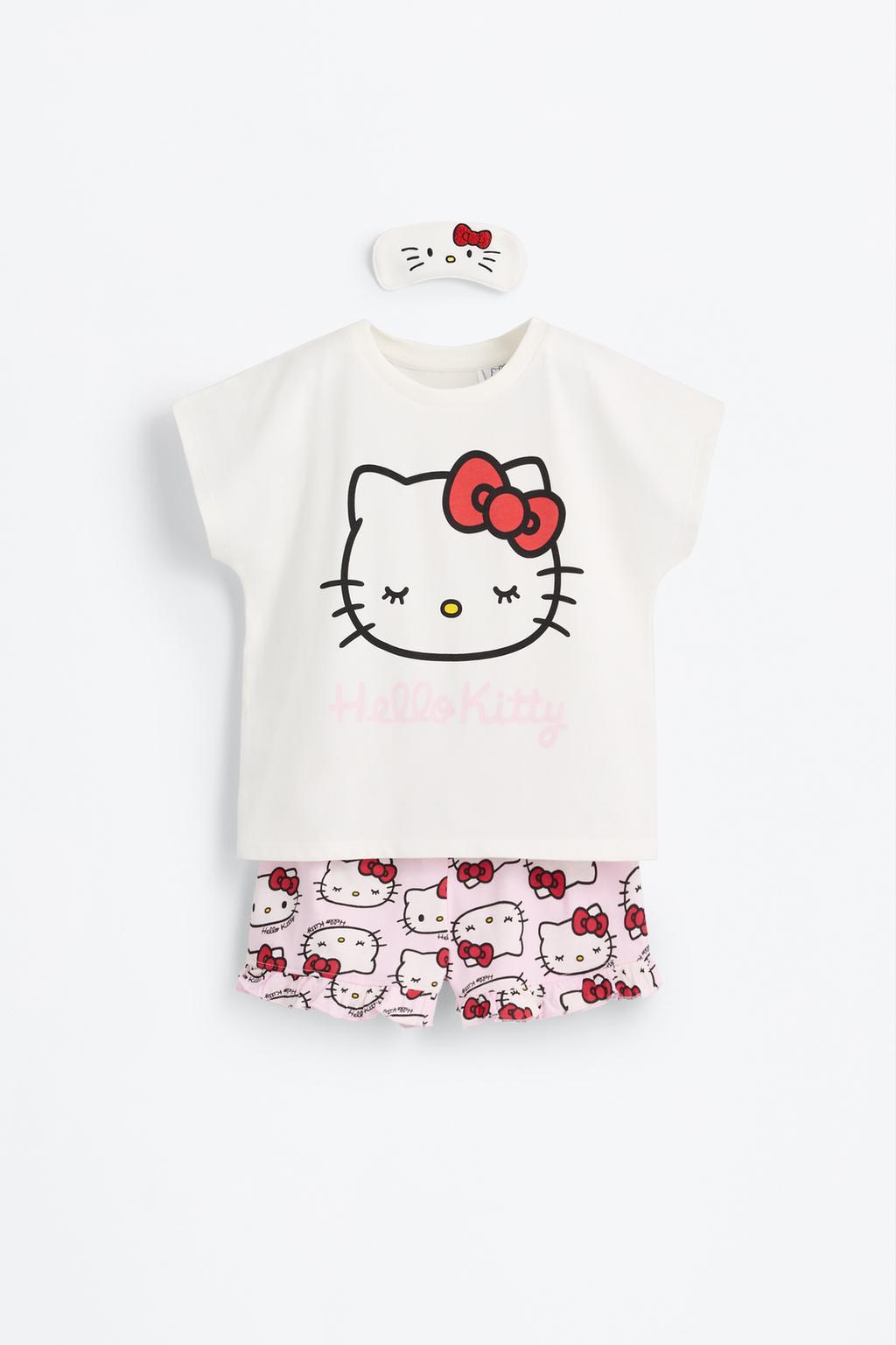 Hello Kitty ©SANRIO pyjamas with eye mask