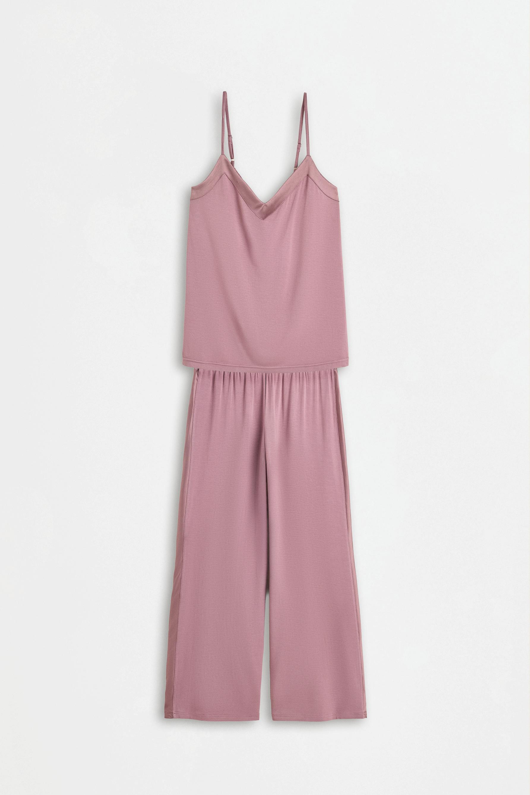 Flowing pyjamas — DARK MULBERRY