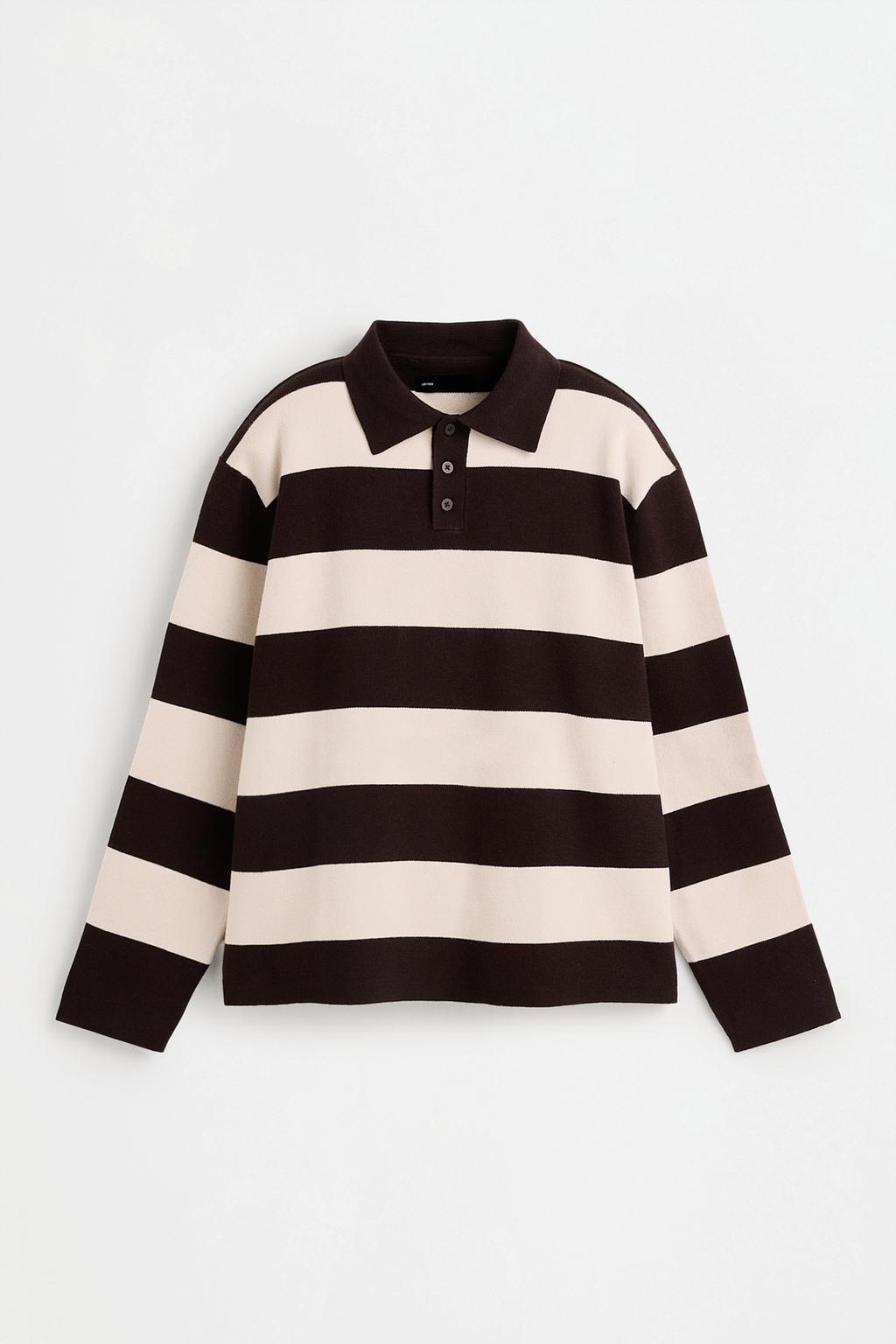 Lefties Zolaqlı trikotaj polo
