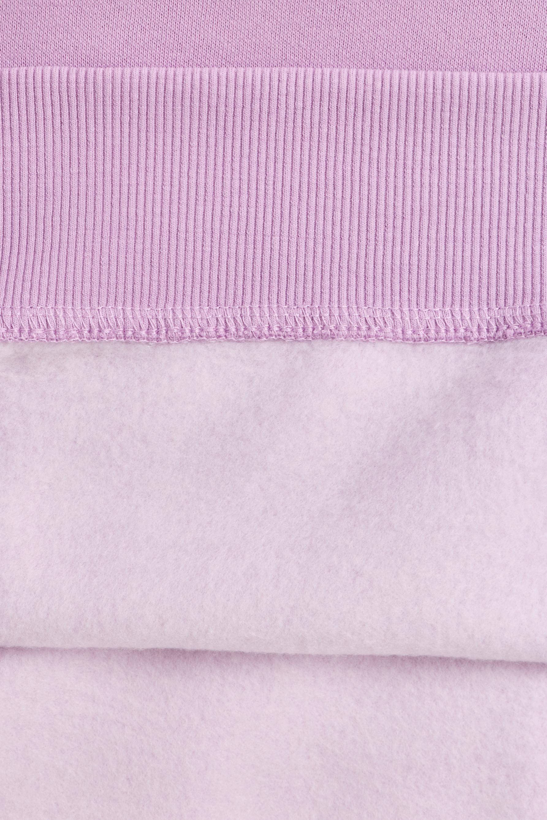 Cropped hoodie — MAUVE PINK