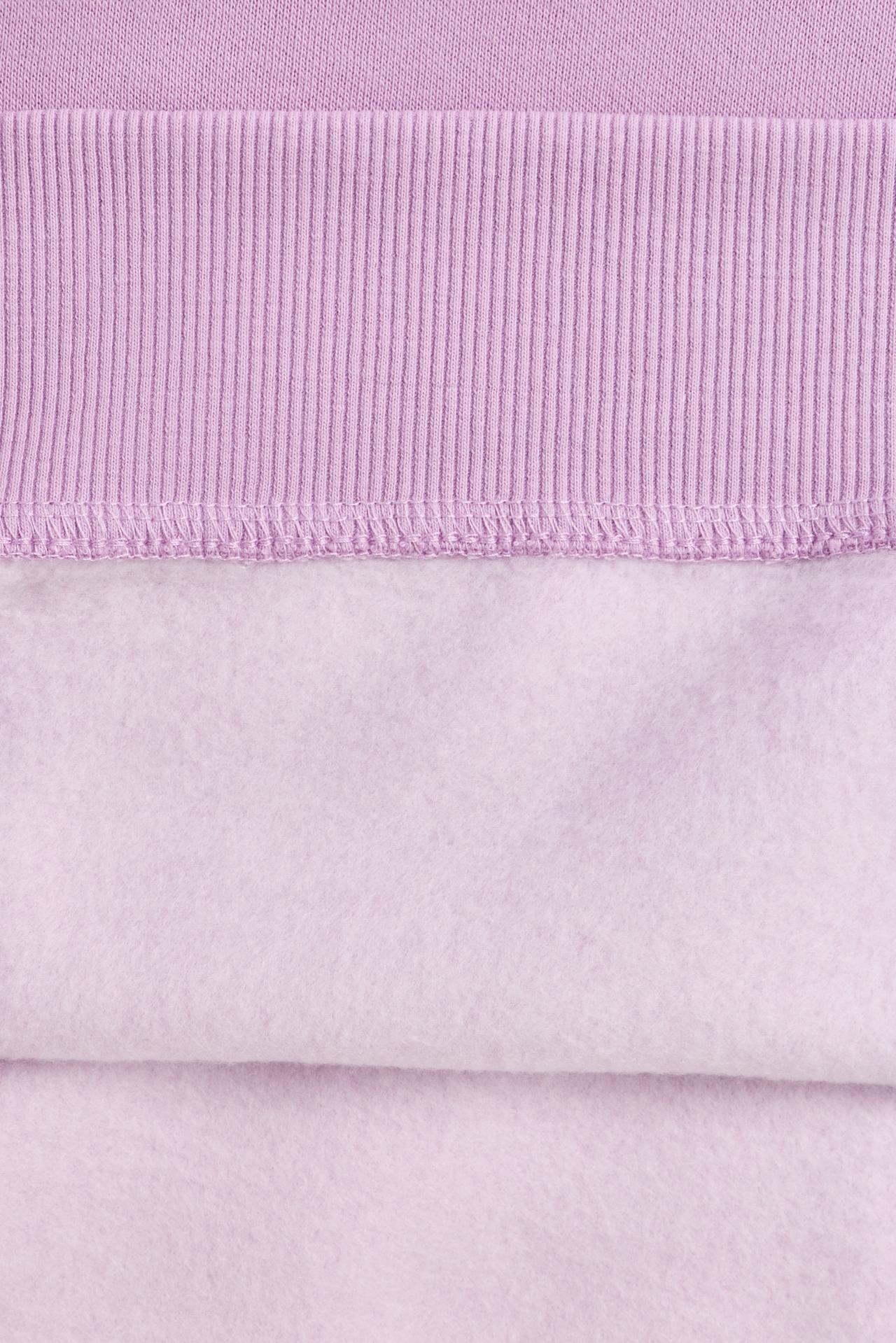Cropped hoodie — MAUVE PINK