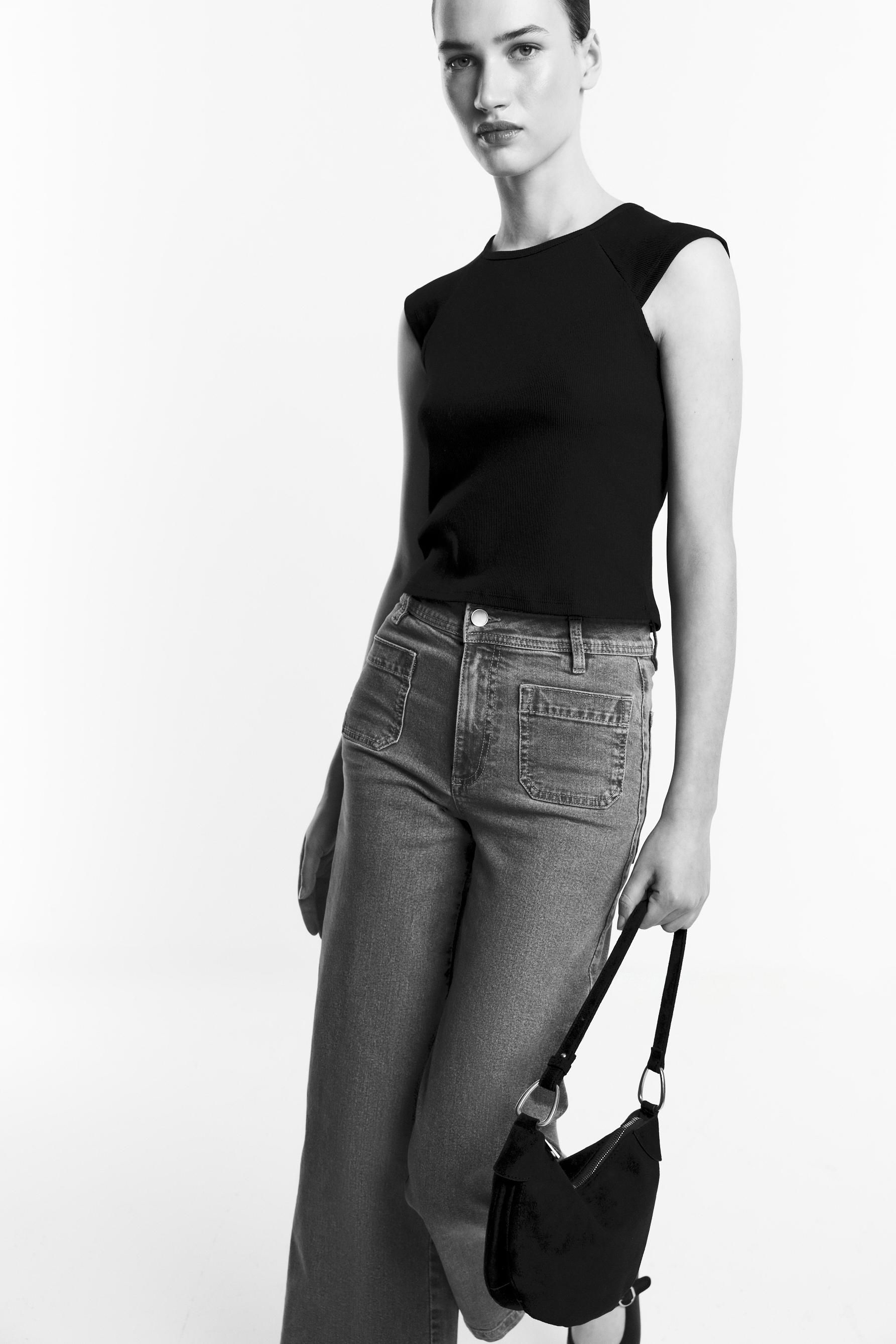 Stretch pocket jeans — PALE BLUE