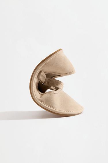 Barefoot Mary Jane ballet flats — BROWN 6