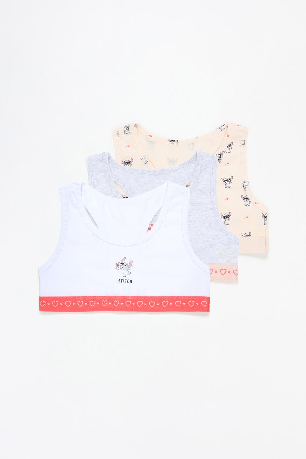 Pack 3 tops estampados Stitch ©Disney