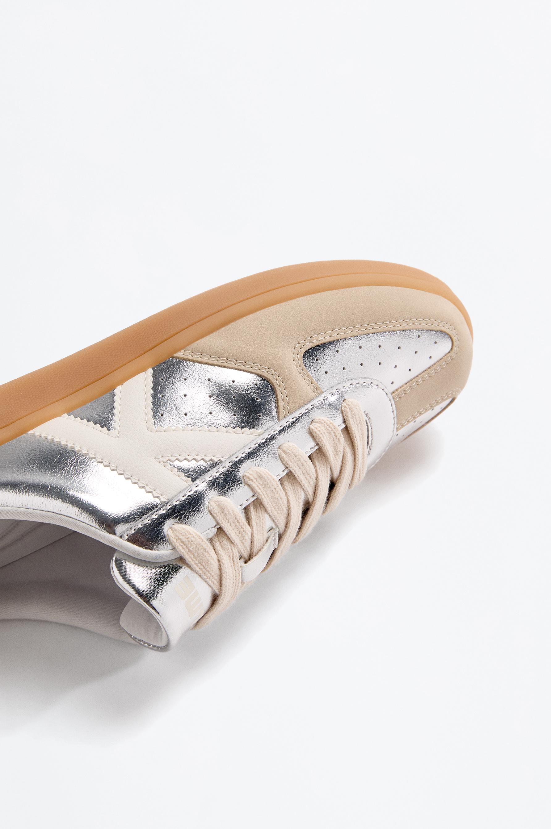 Lefties Gümüş Lefties Kelme arkası açık spor ayakkabı