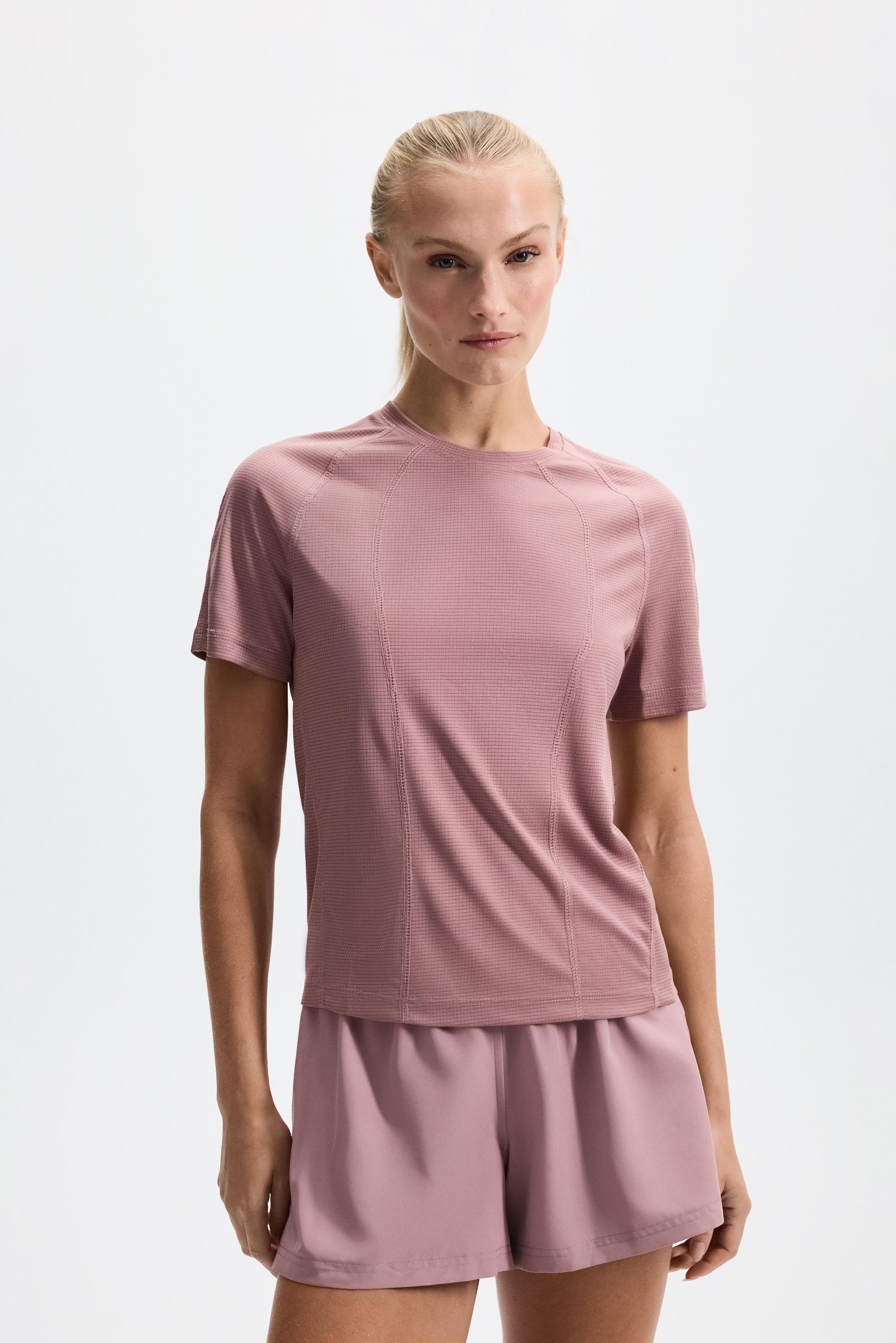 Seamed sports T-shirt — PINK