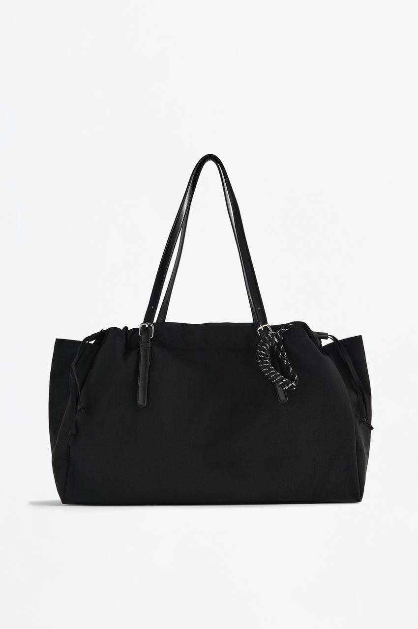 Charm detaylı trenç tote çanta Sırt Çantası ÇANTA SIRT