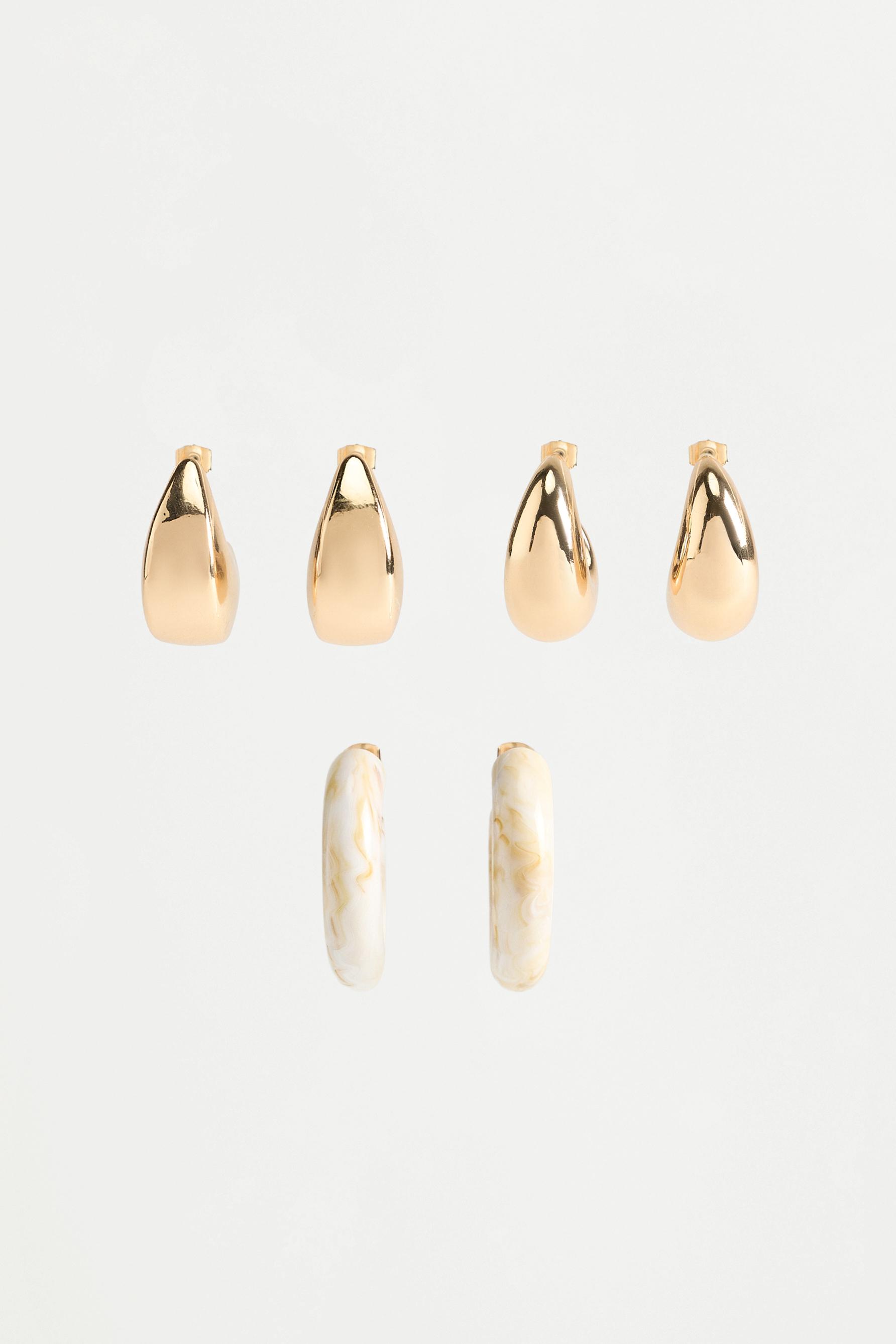 Mismatched Earrings (3-Pack) — GOLD