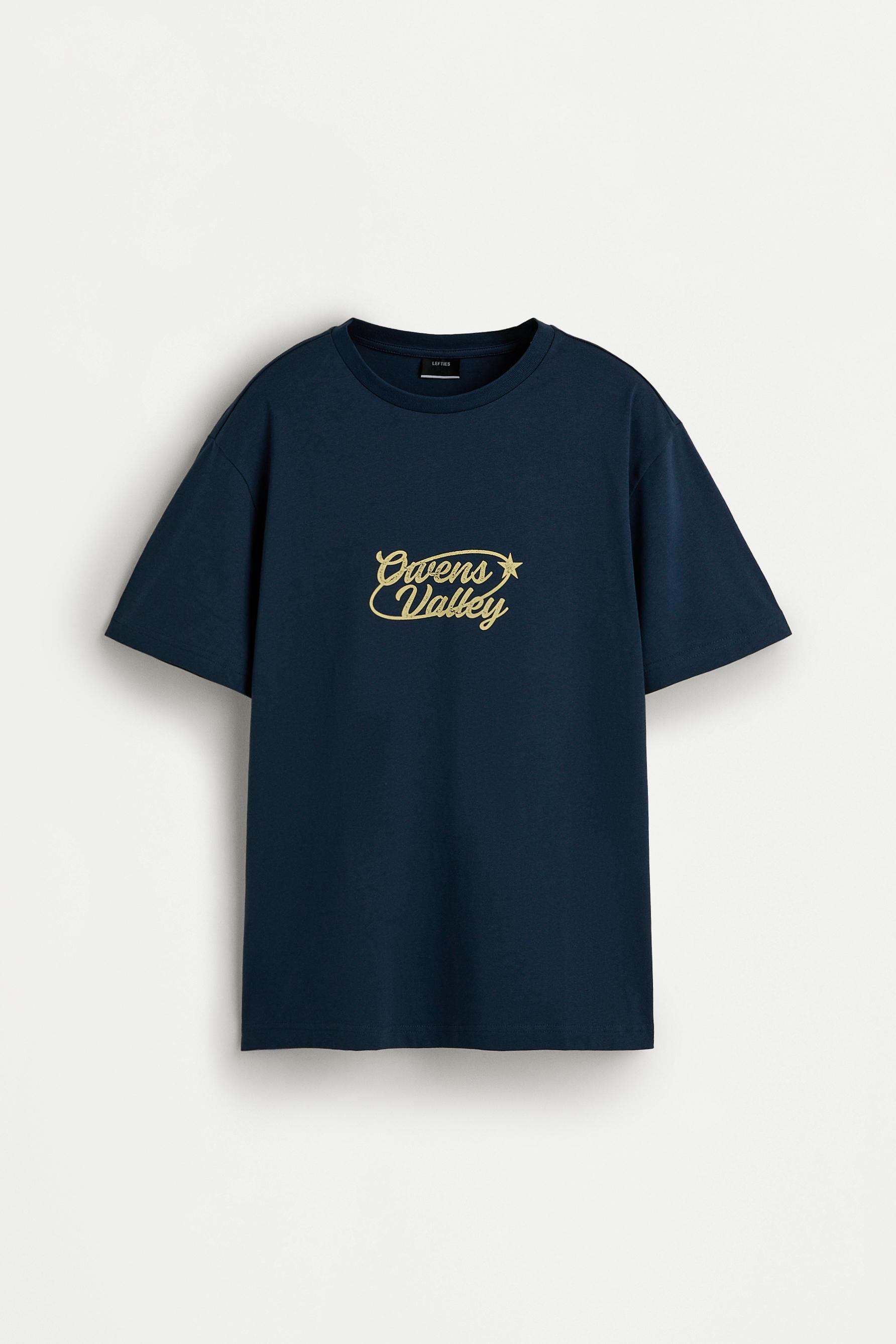 3-pack of printed T-shirts — FADED BLUE