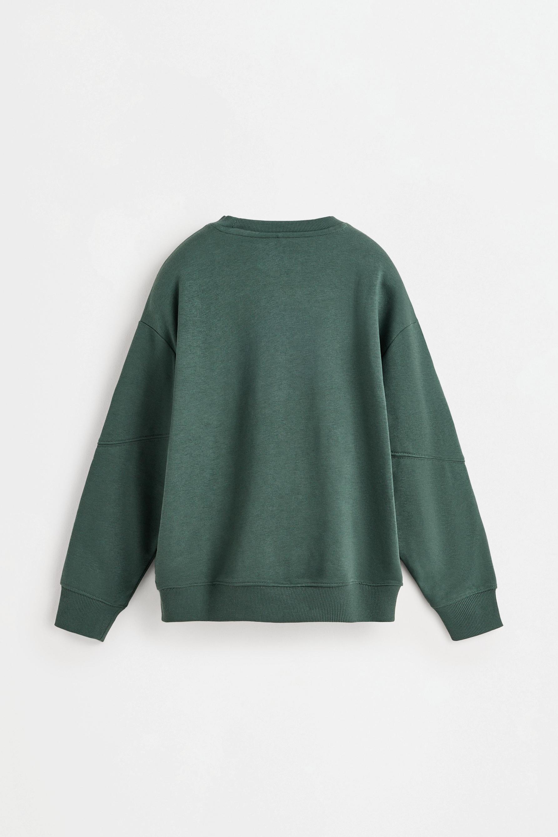 Basic sweatshirt — BILLIARD GREEN