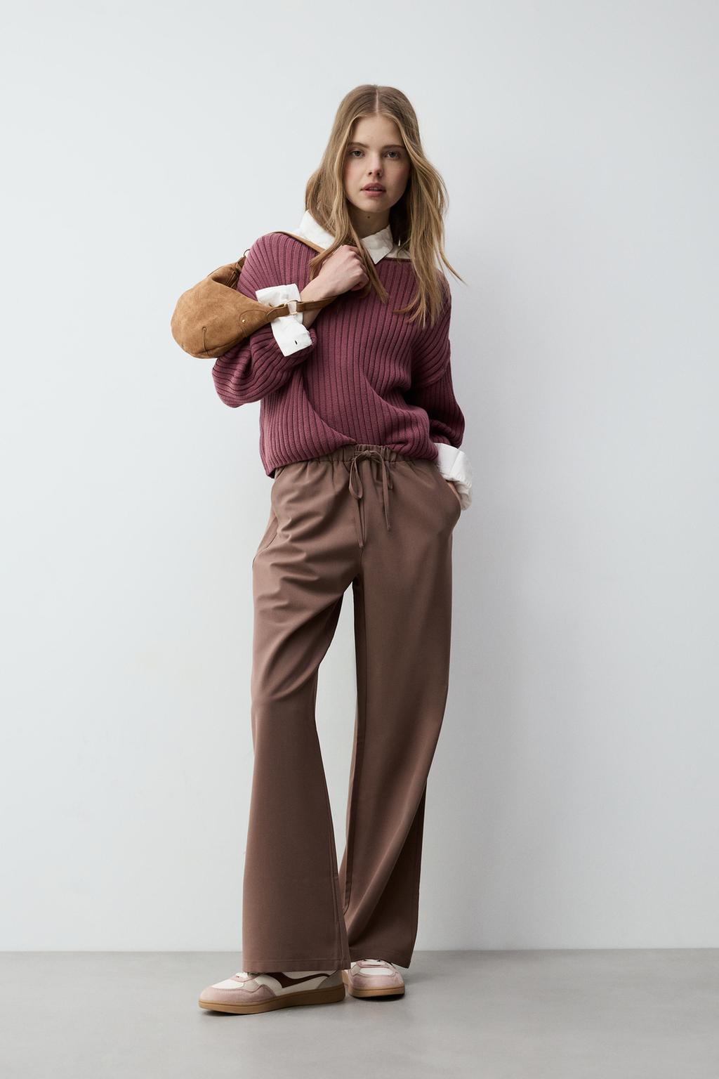 Darted jogger trousers