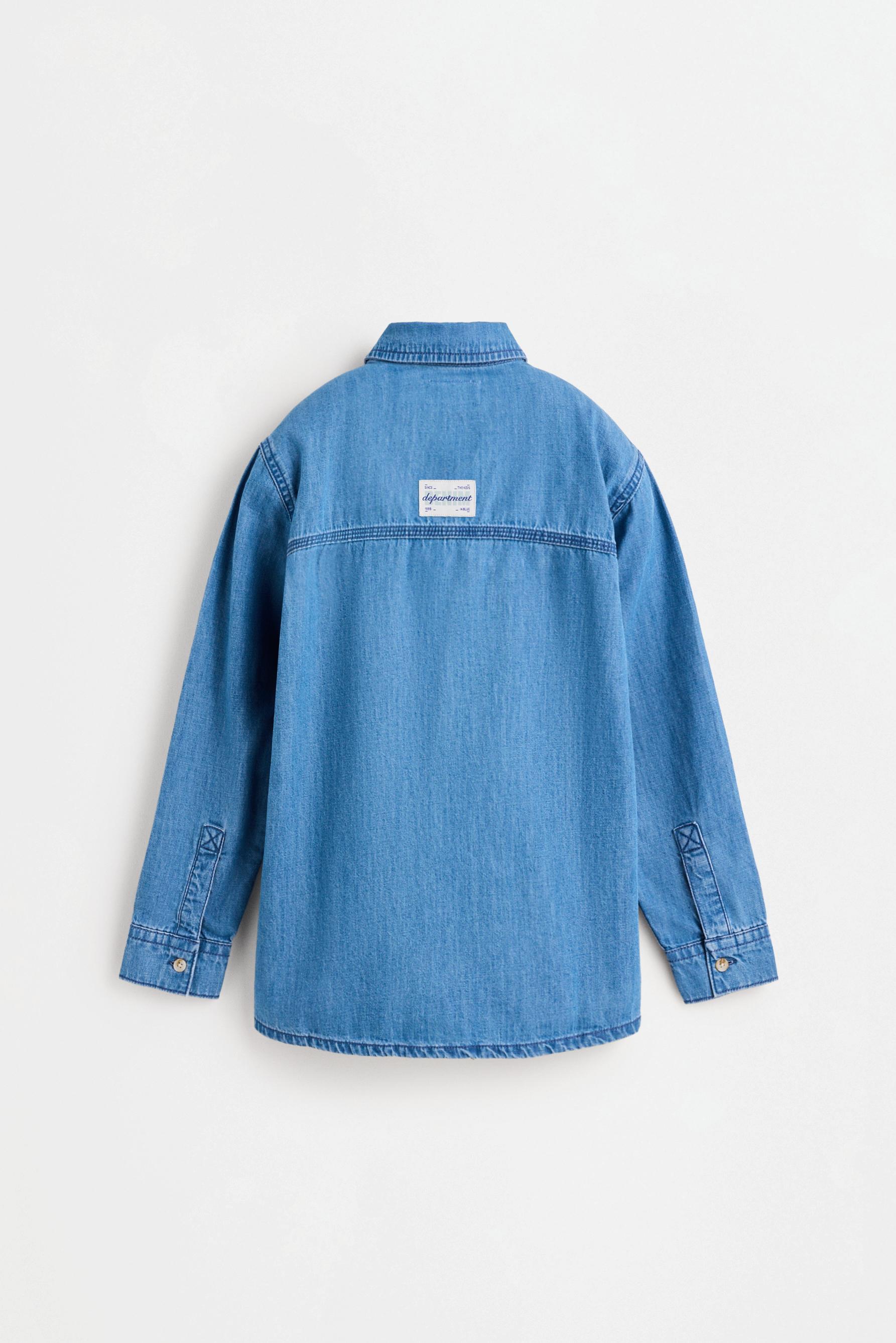 Denim shirt — BLUE