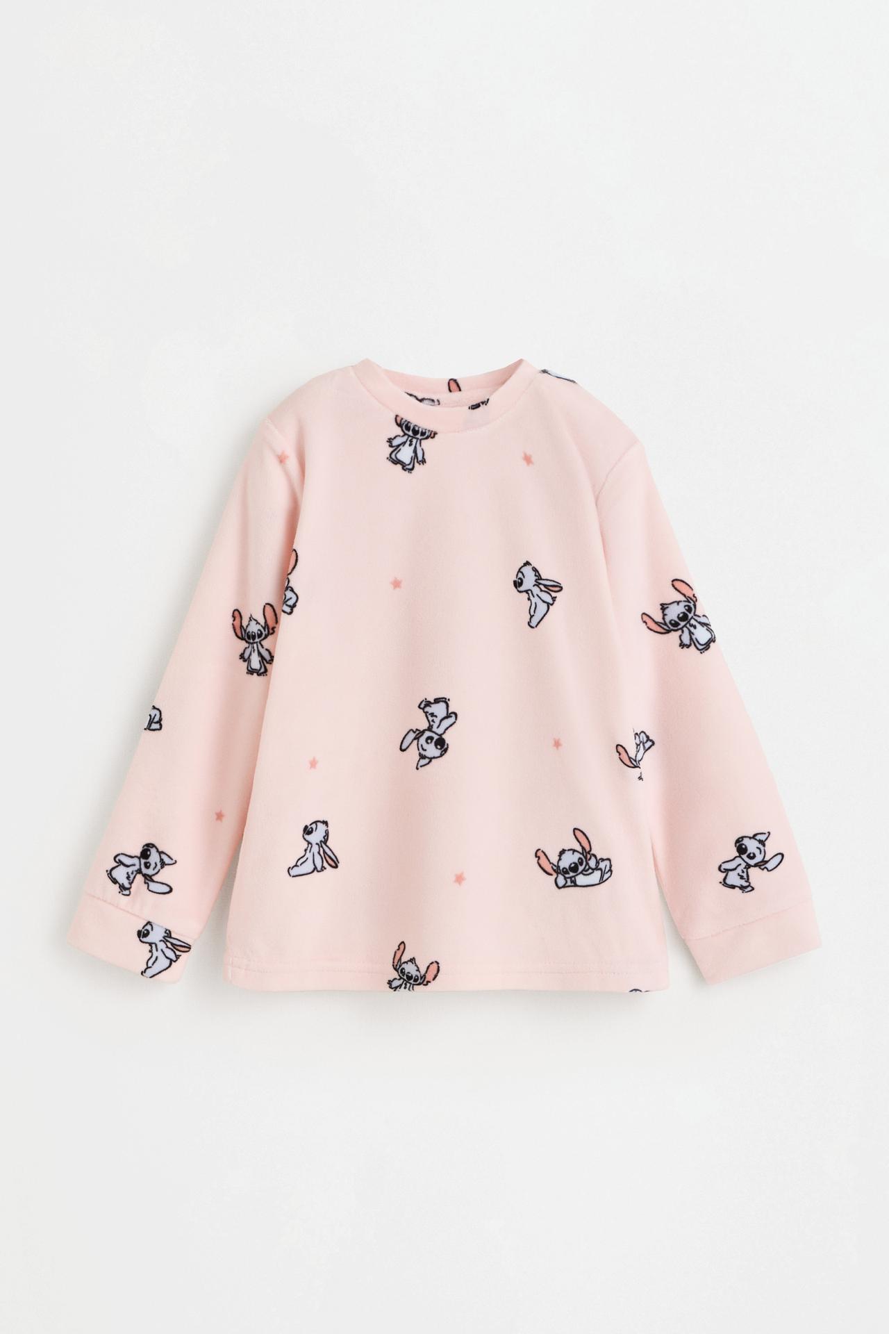 Stitch ©Disney velvety pajamas — PINK