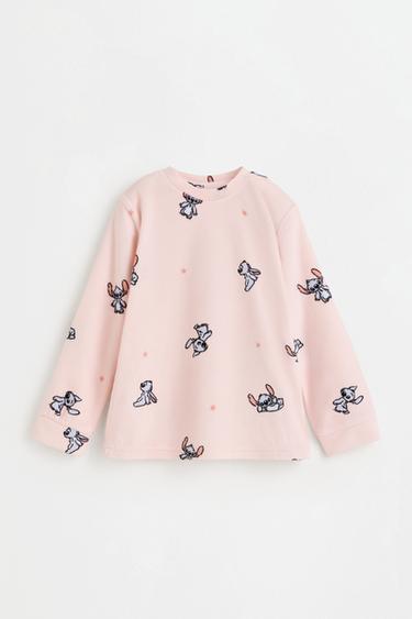 Stitch ©Disney velvety pajamas — PINK 2