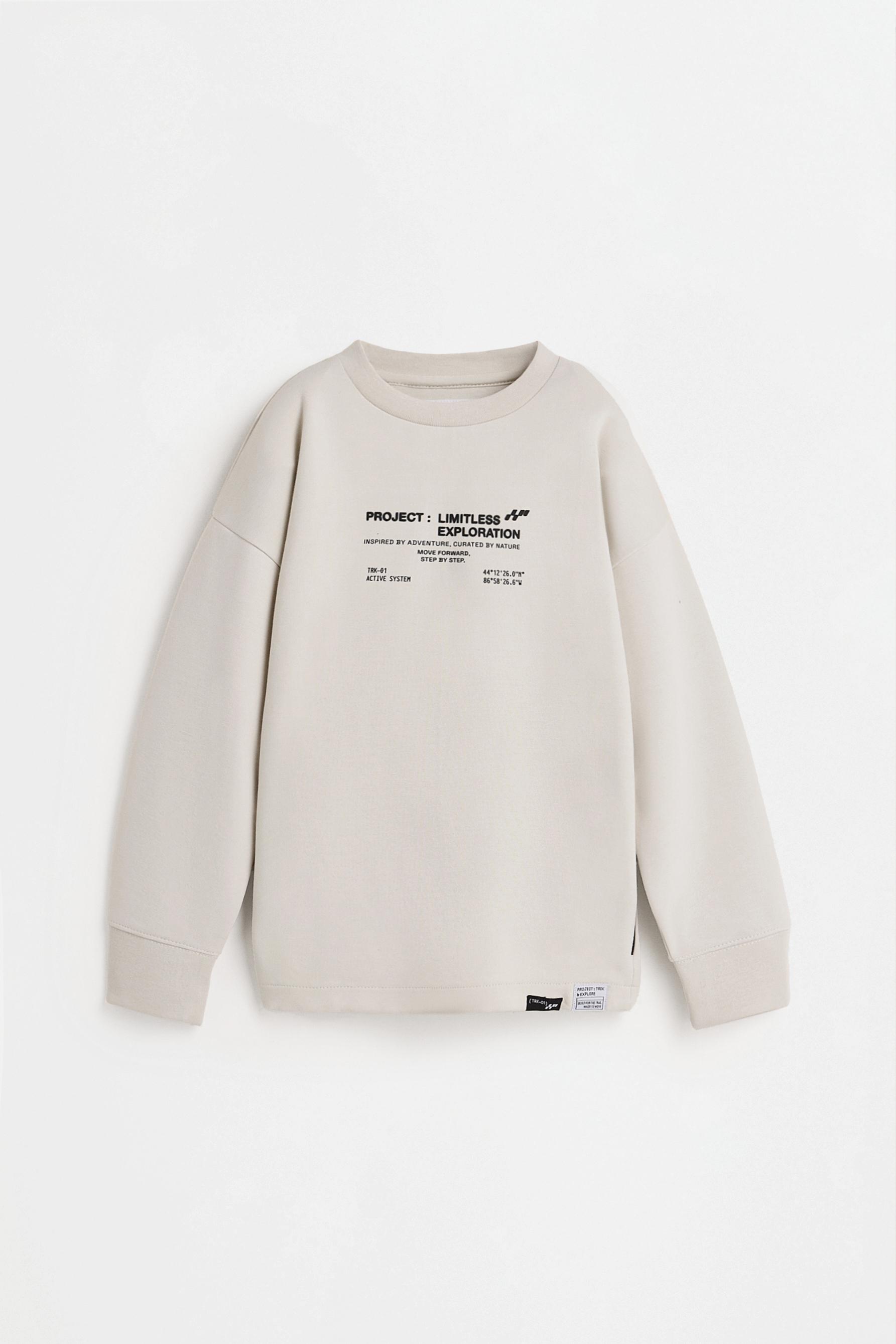 Interlock print sweatshirt — HIELO