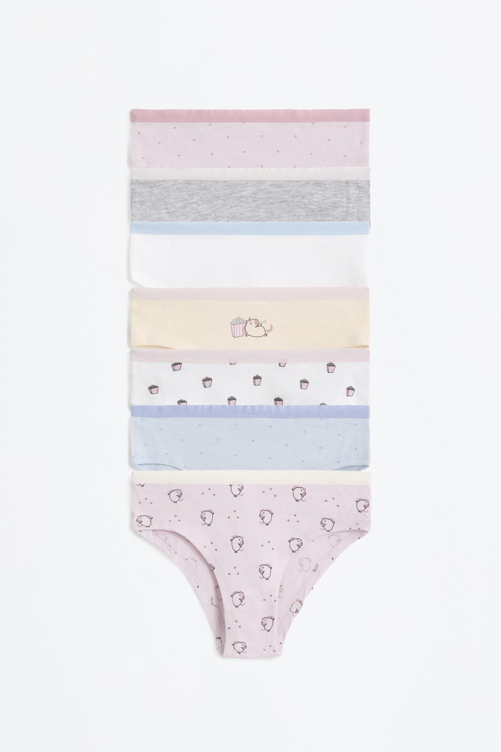 Pack of 7 unicorn hipster briefs
