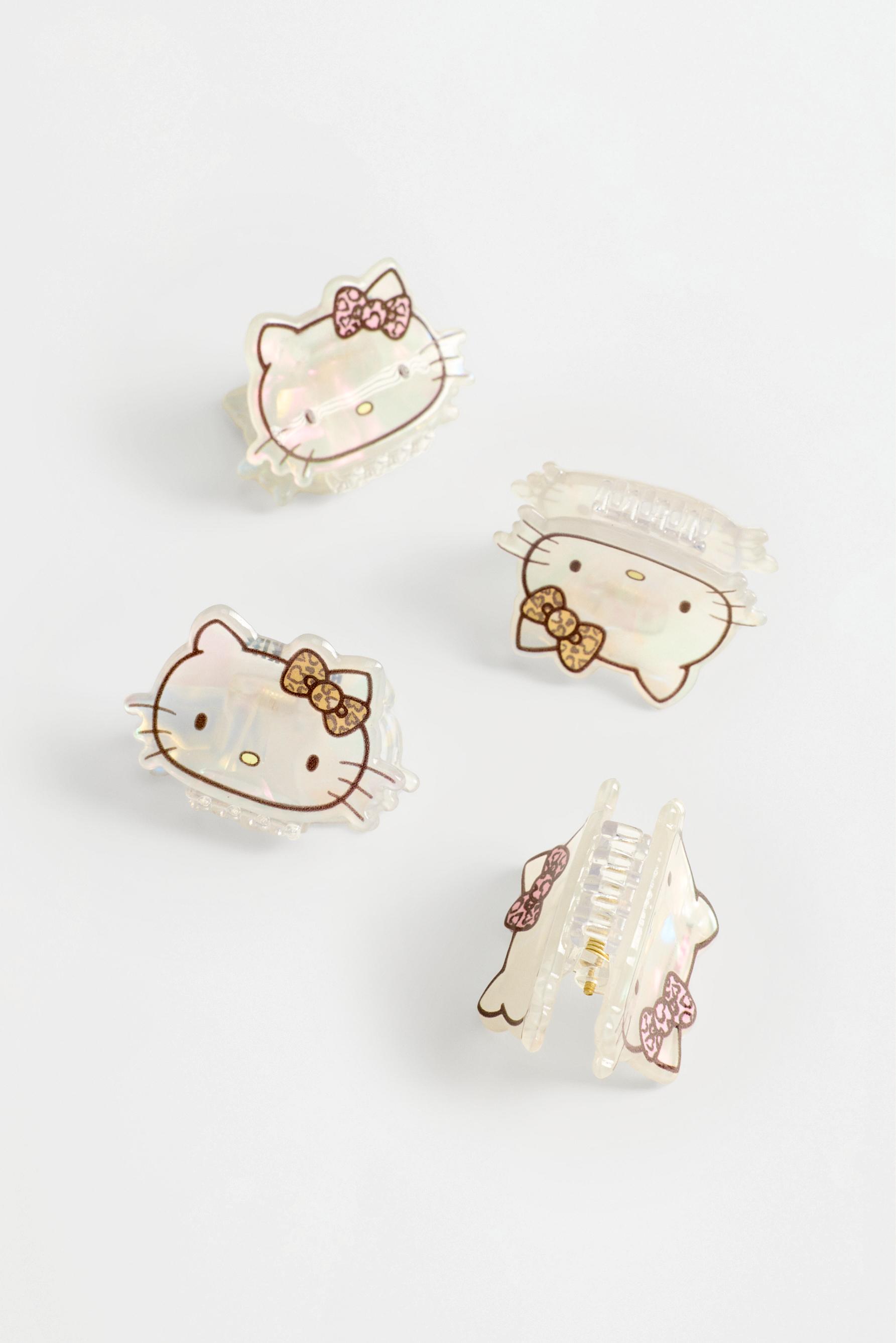 Hello Kitty ©SANRIO Hair Clips (Pack of 4) — WHITE