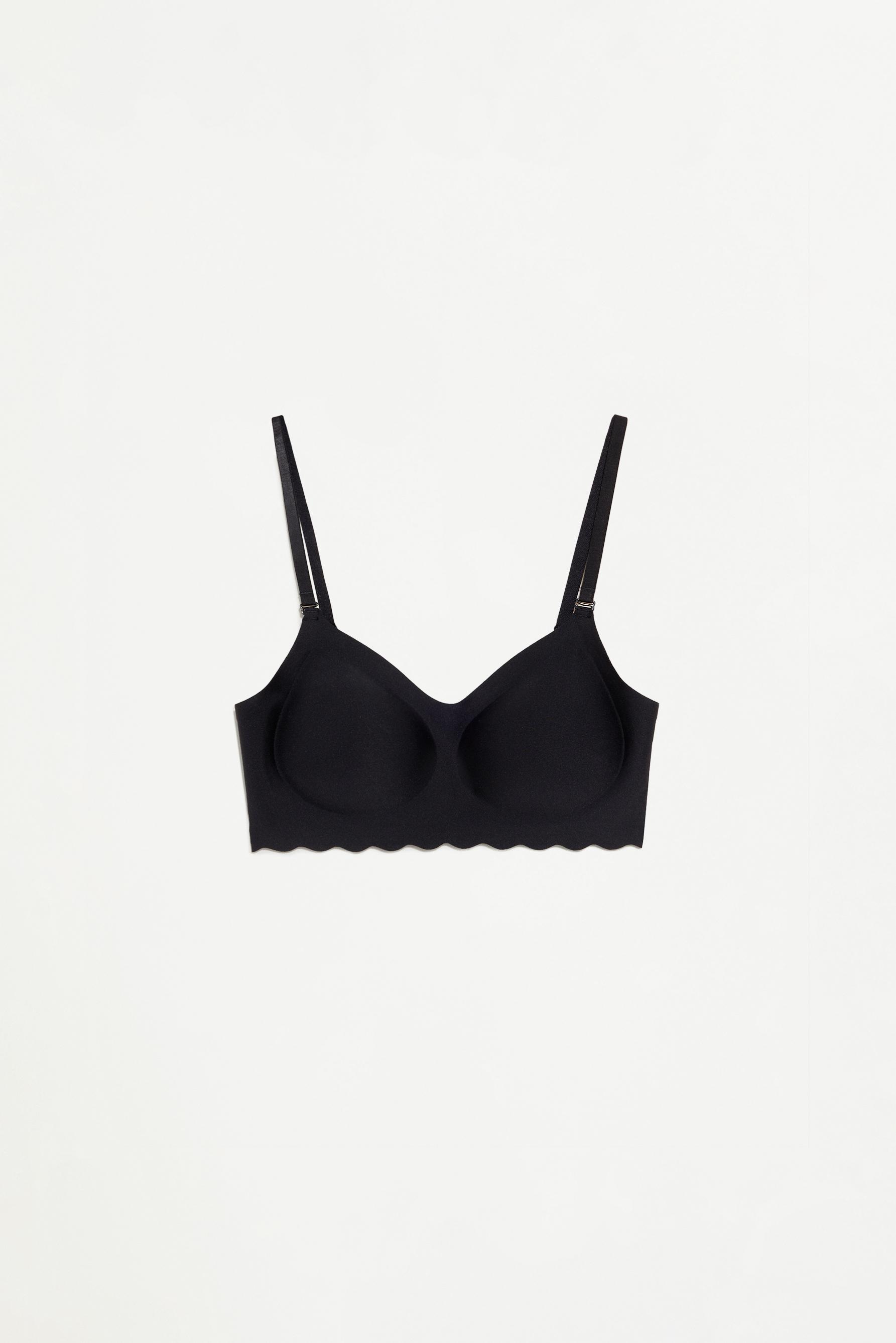 Multi-way low-back bra — BLACK