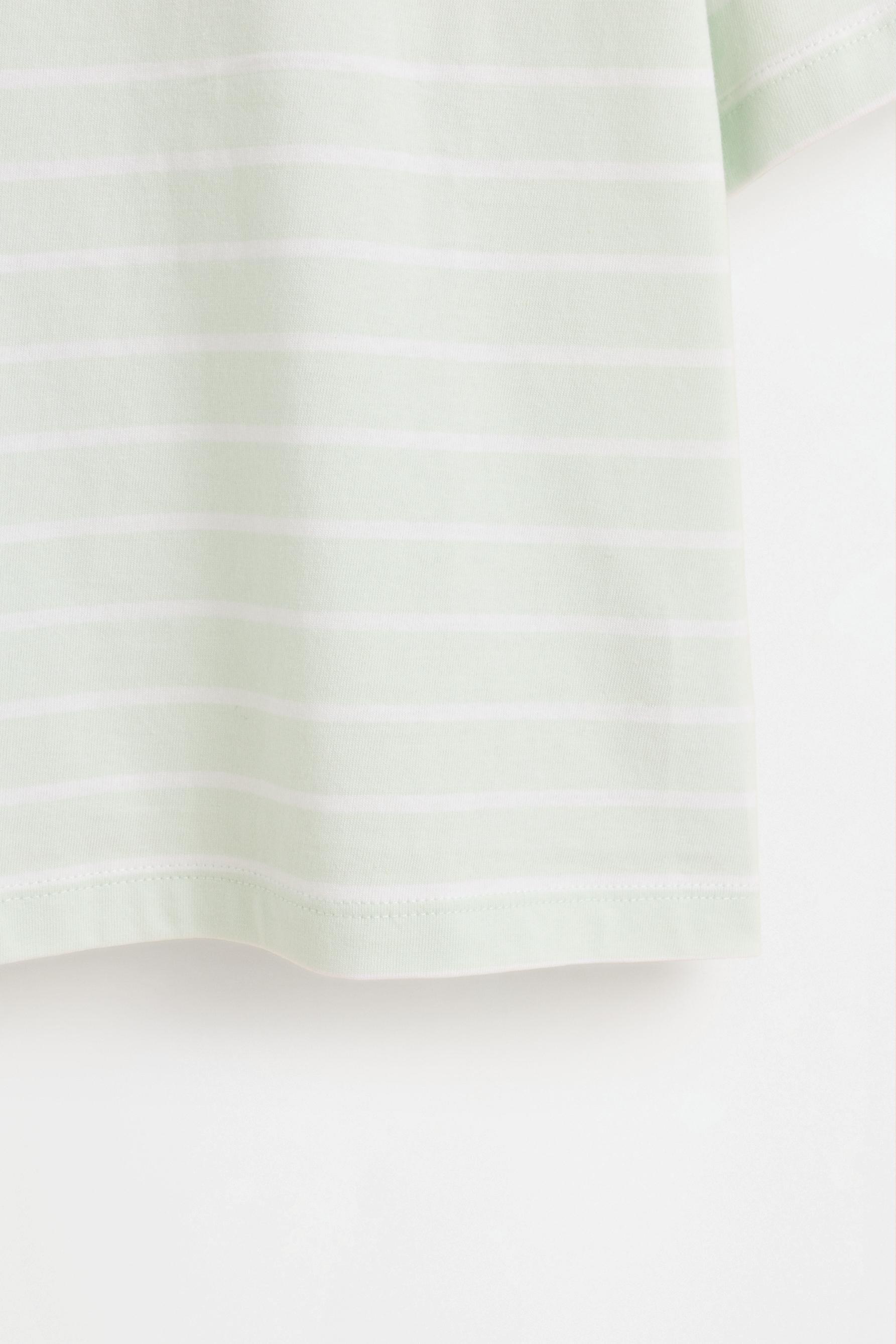 Striped T-shirt — WATER BLUE
