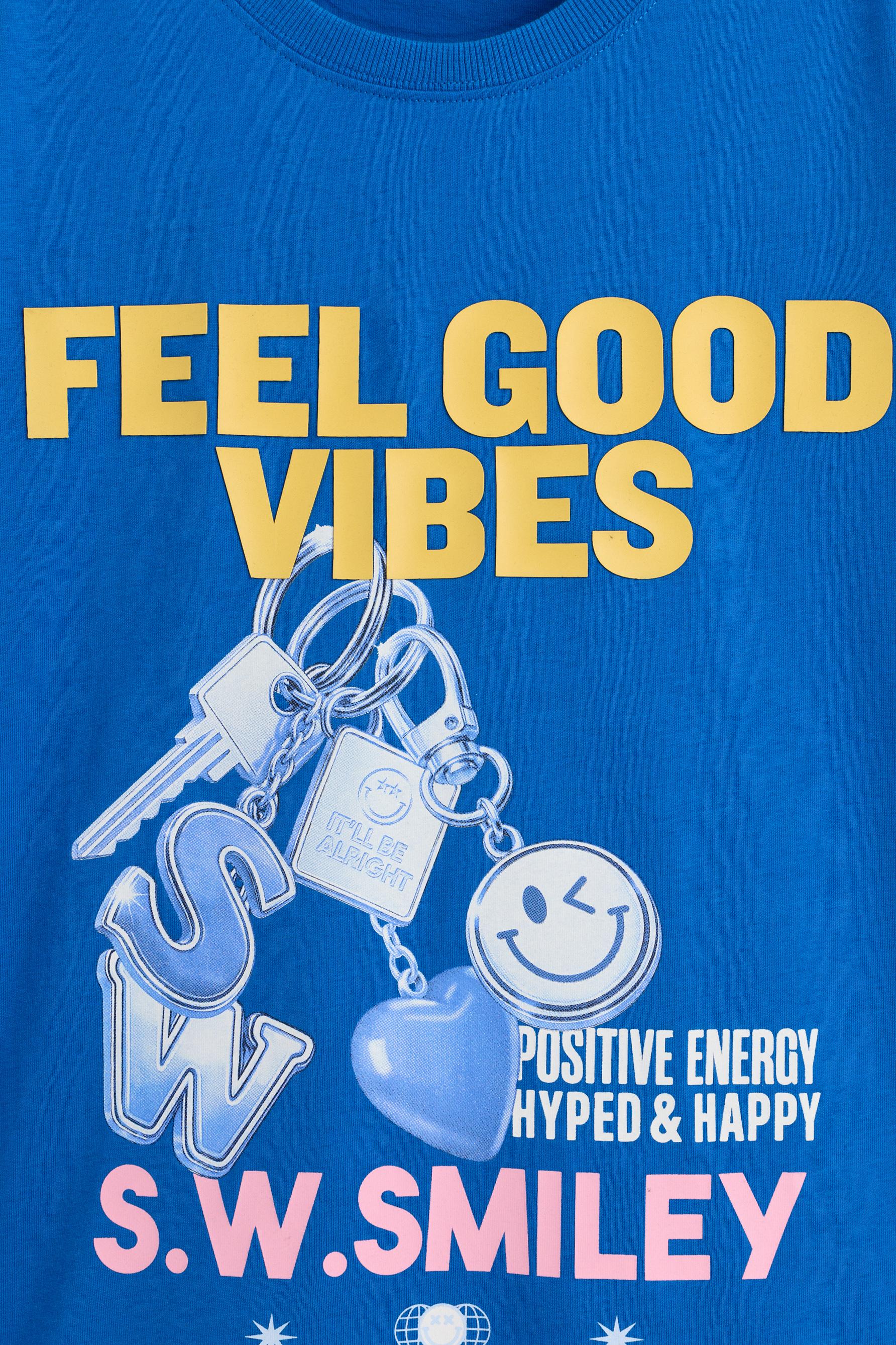 Smiley® T-shirt — BLUE